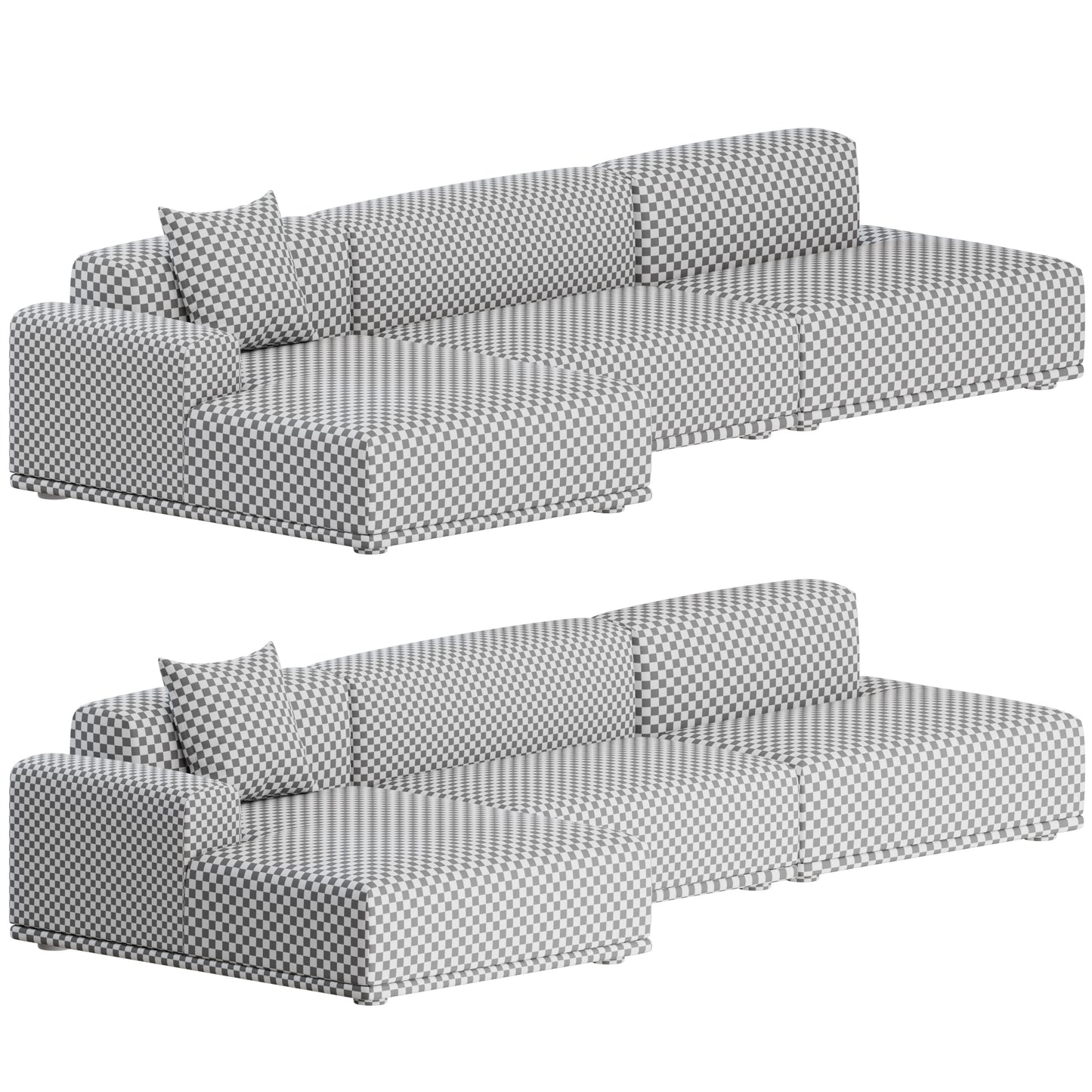 Connect Sofa 3 Seater 02 By Muuto 3D Model