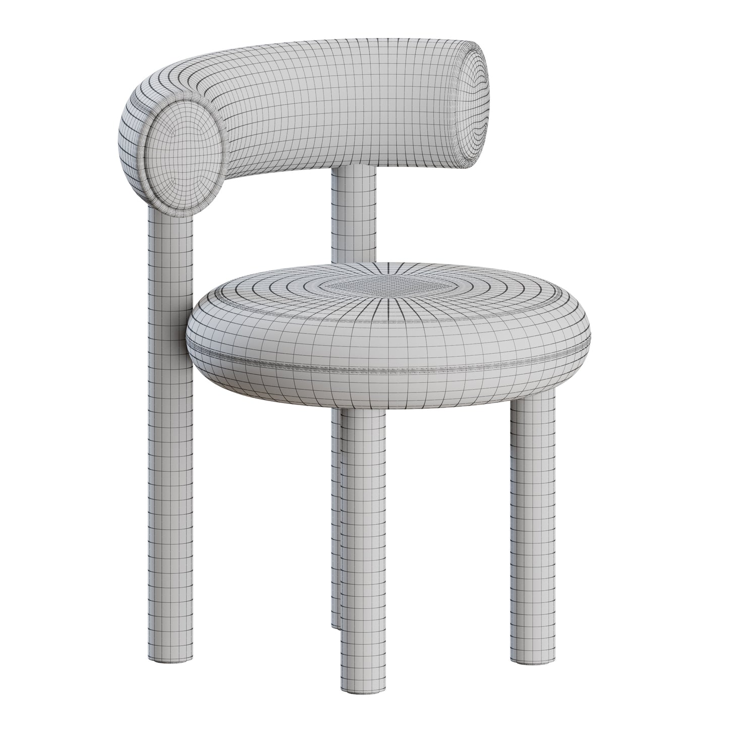 Fat Dining Chair By Tom Dixon 3D Model