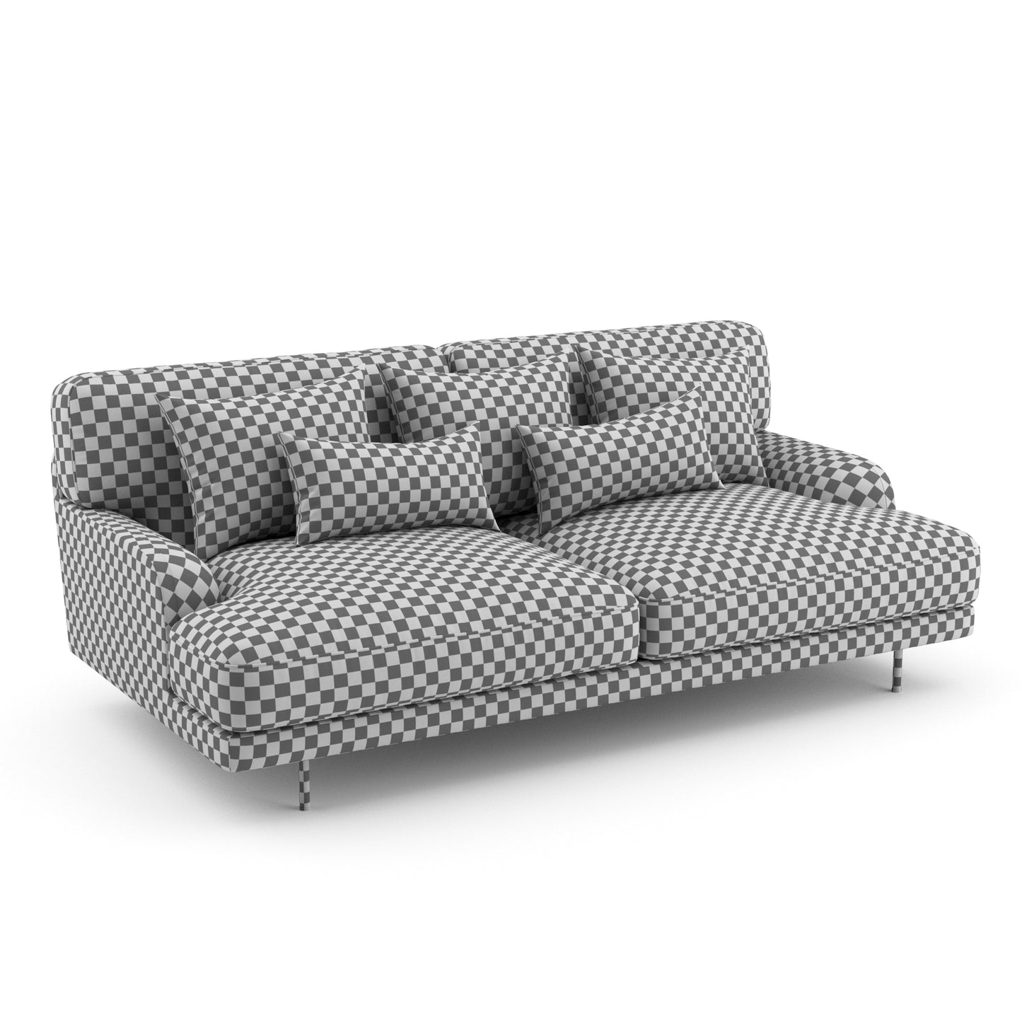 Flaneur Sofa 2 Seater By Gubi 3D Model