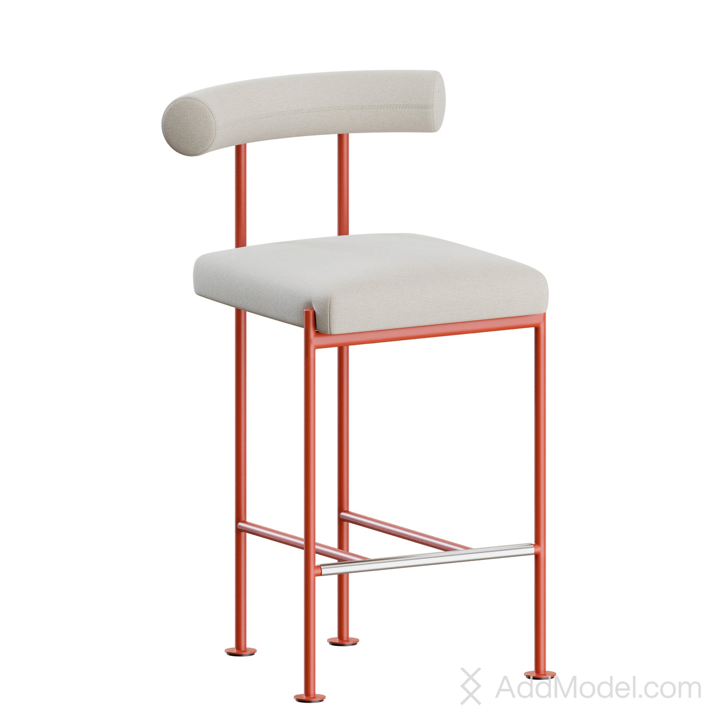 Quando Stool By MIDJ 3D Model