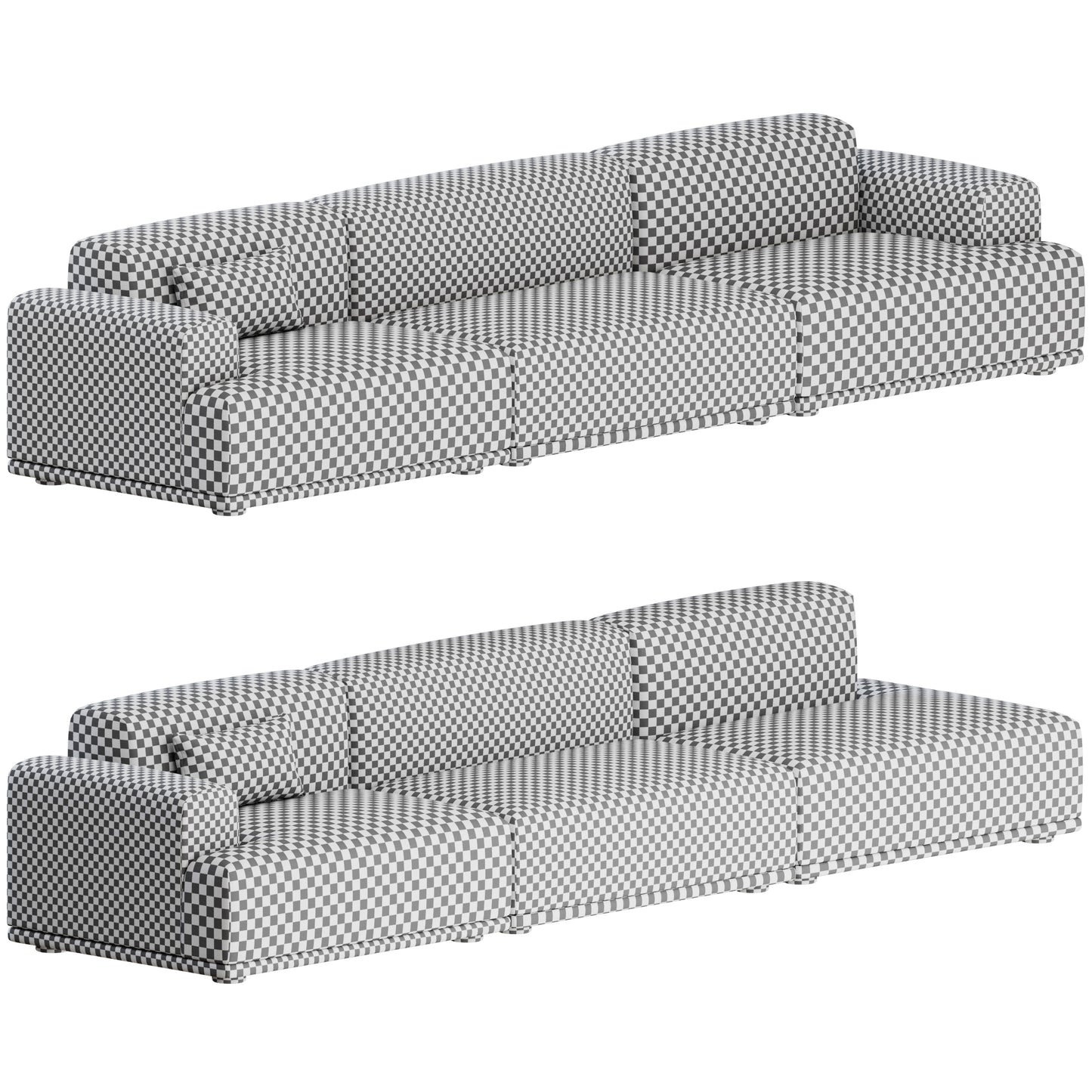 Connect Modular Sofa 3 Seater By Muuto 3D Model