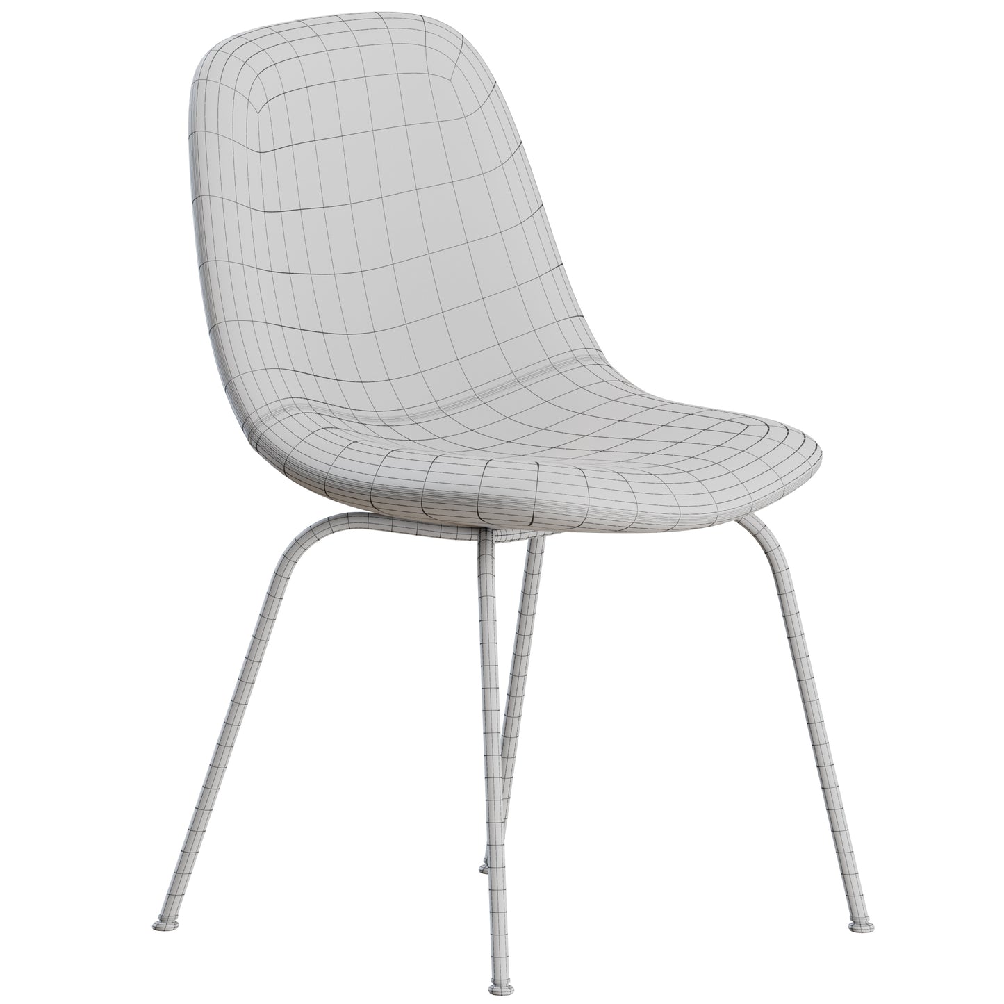 Eyes 4 Leg Chair By Fredericia 3D Model