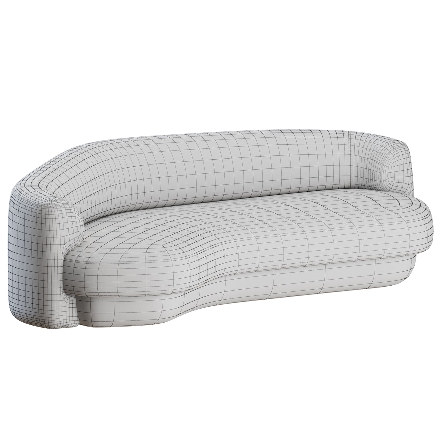 Yumi Sofa By Philippe Hurel 3D Model