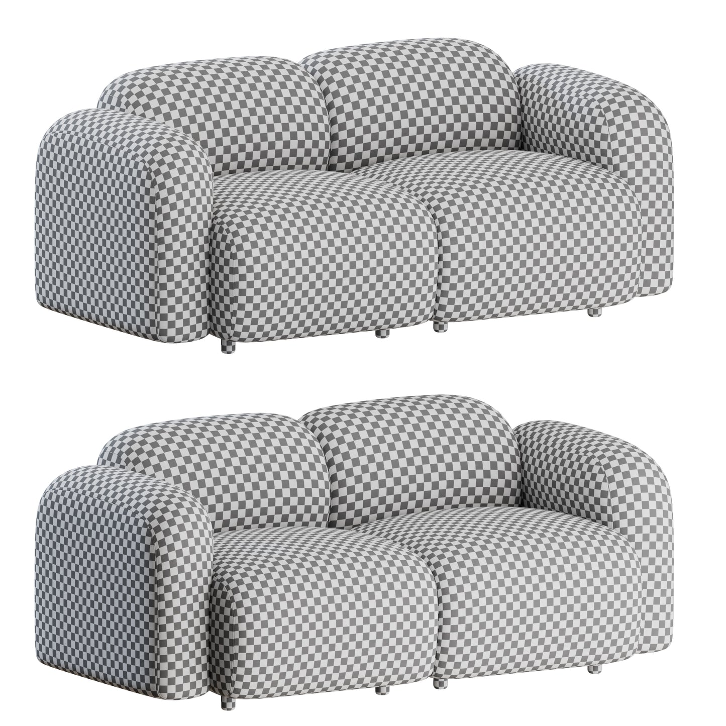 Swell Sofa 2 Seater By Normann Copenhagen 3D Model