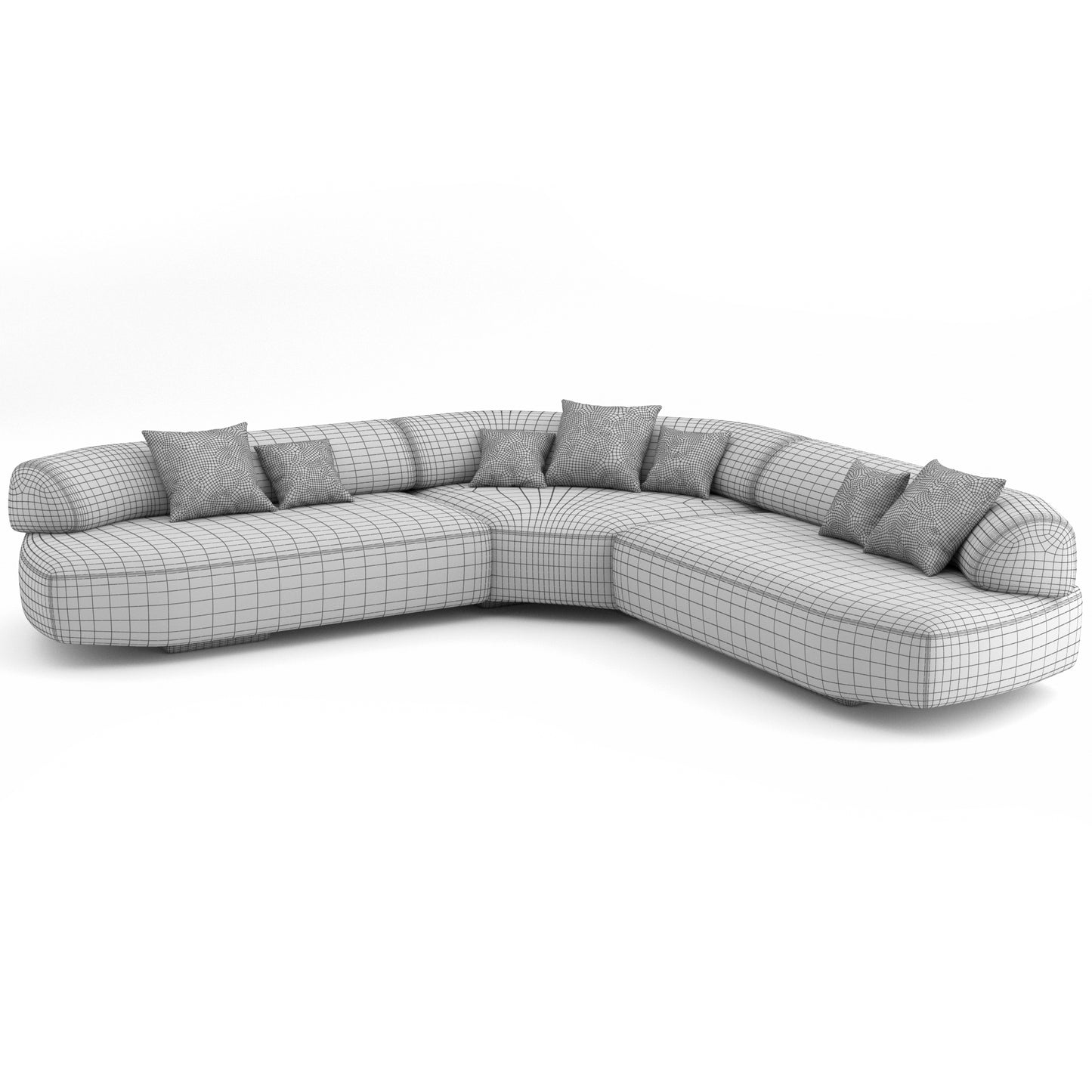 Gogan Sofa 05 By Moroso 3D Model