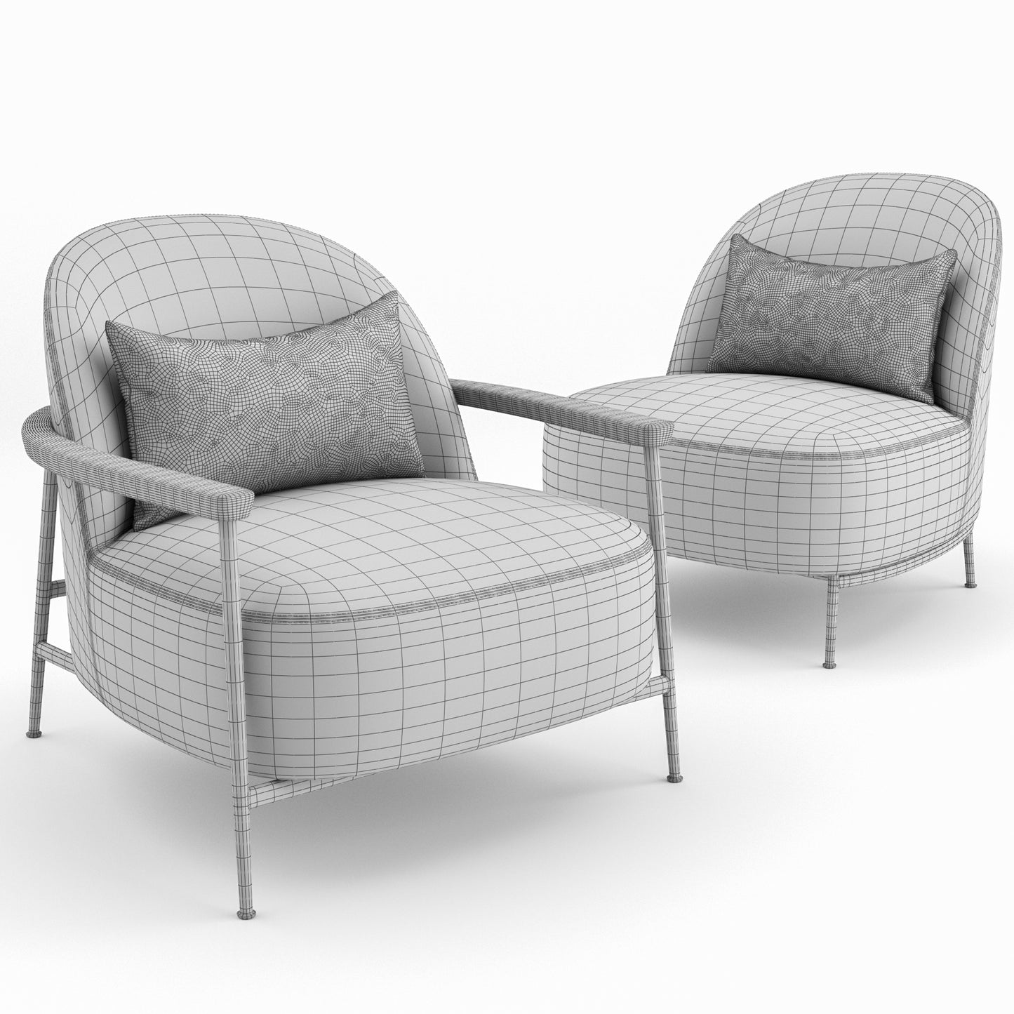 Sejour Lounge Chair By Gubi 3D Model