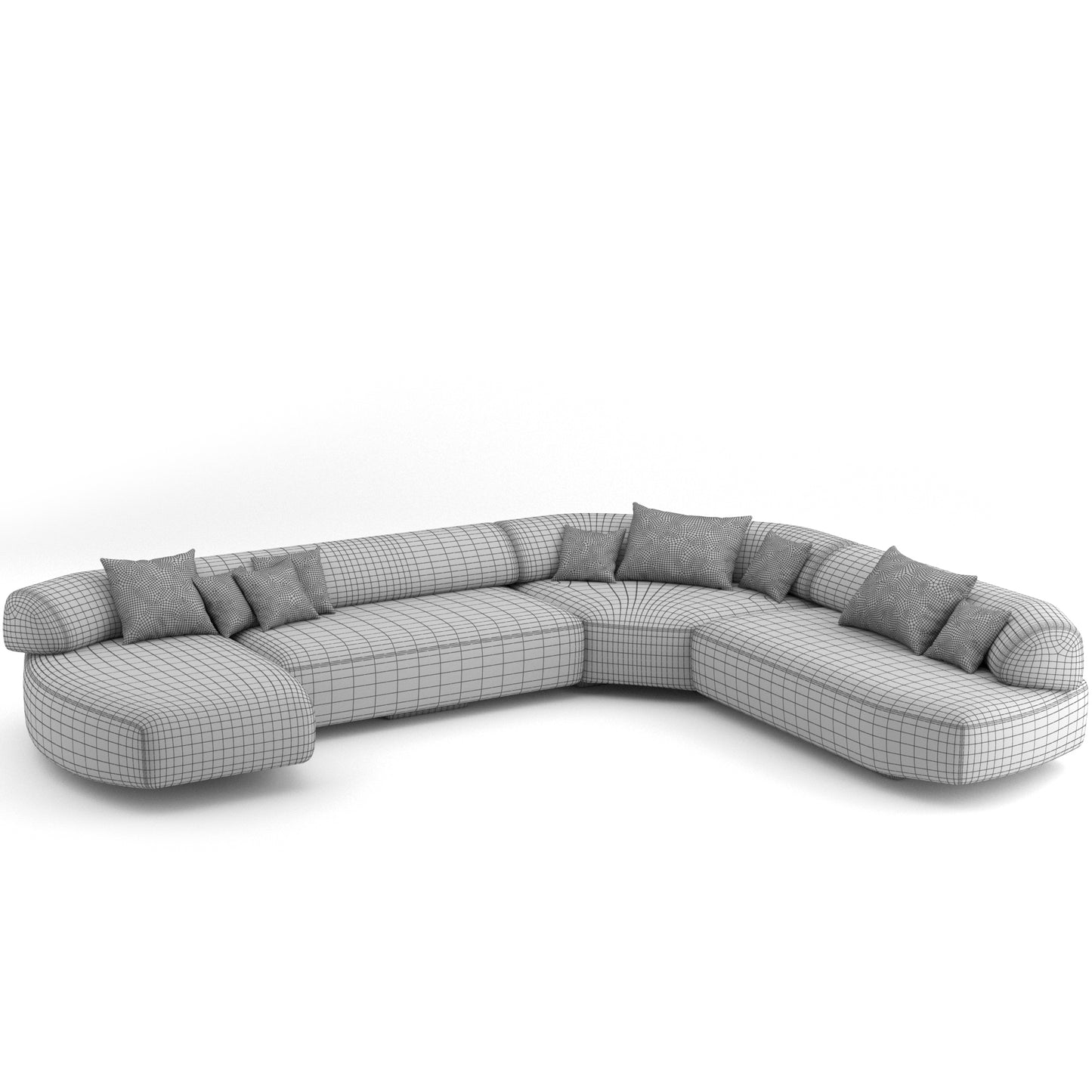 Gogan Sofa 04 By Moroso 3D Model