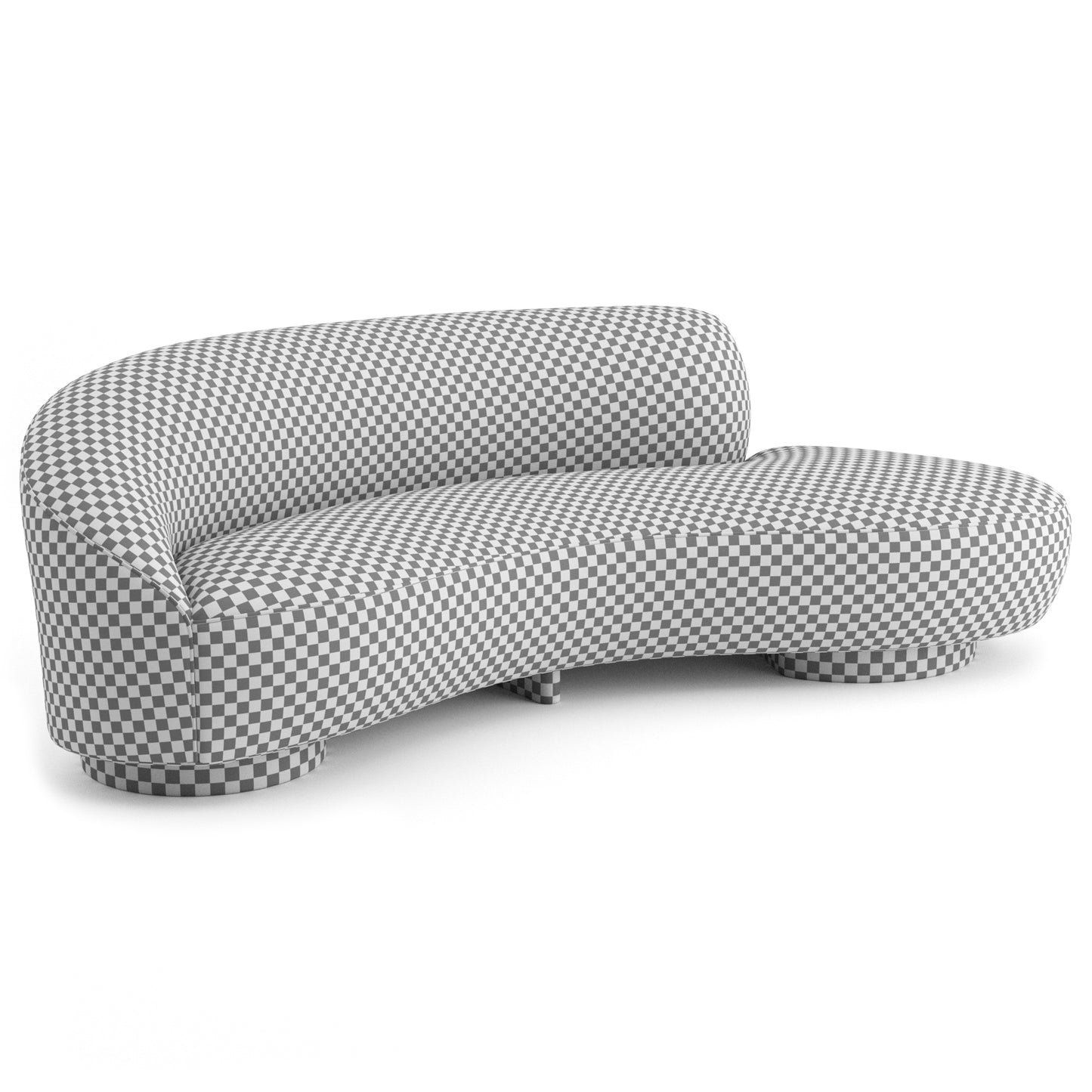 Mini Sofa By Vladimir Kagan 3D Model