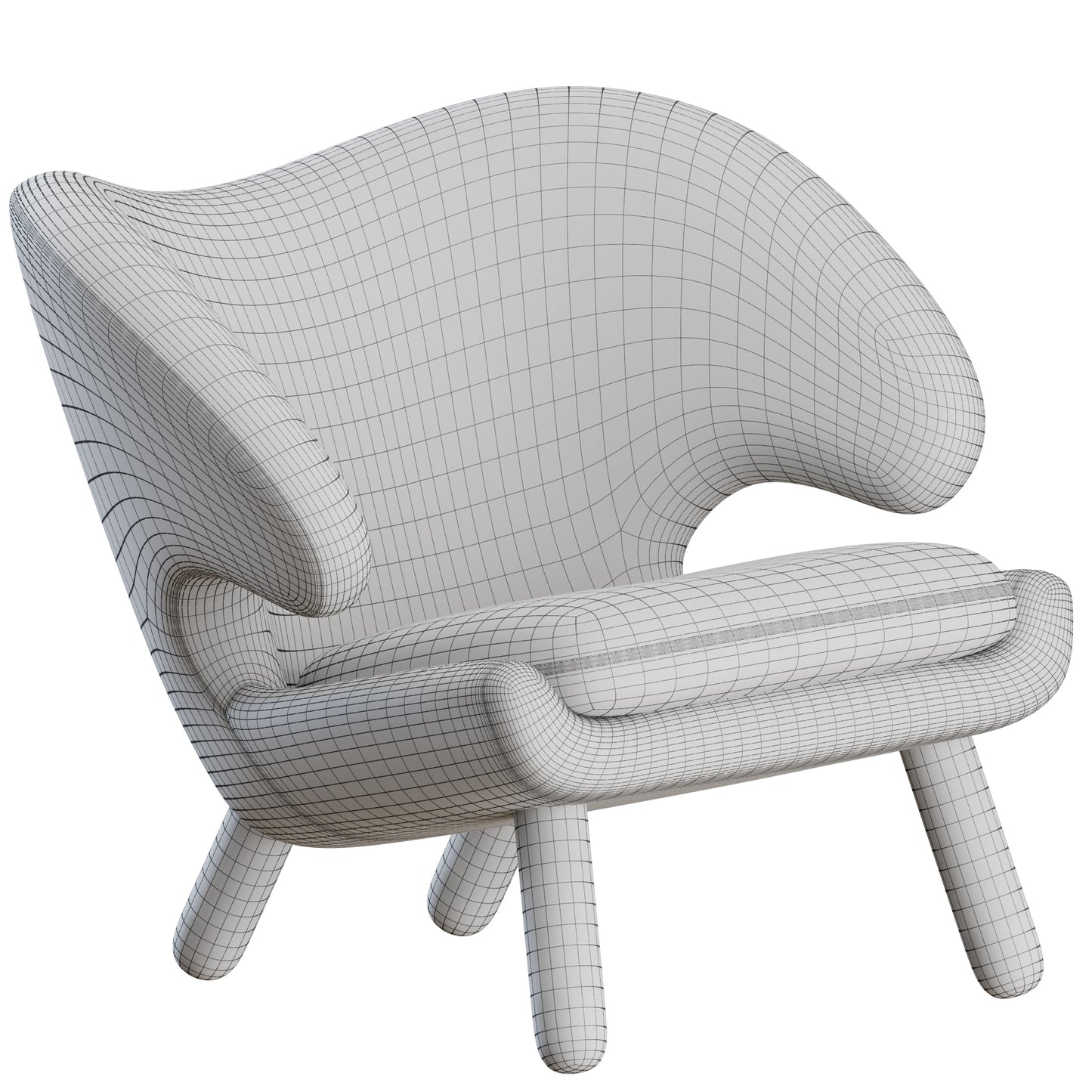 Pelican Chair By Finn Juhl 3D Model