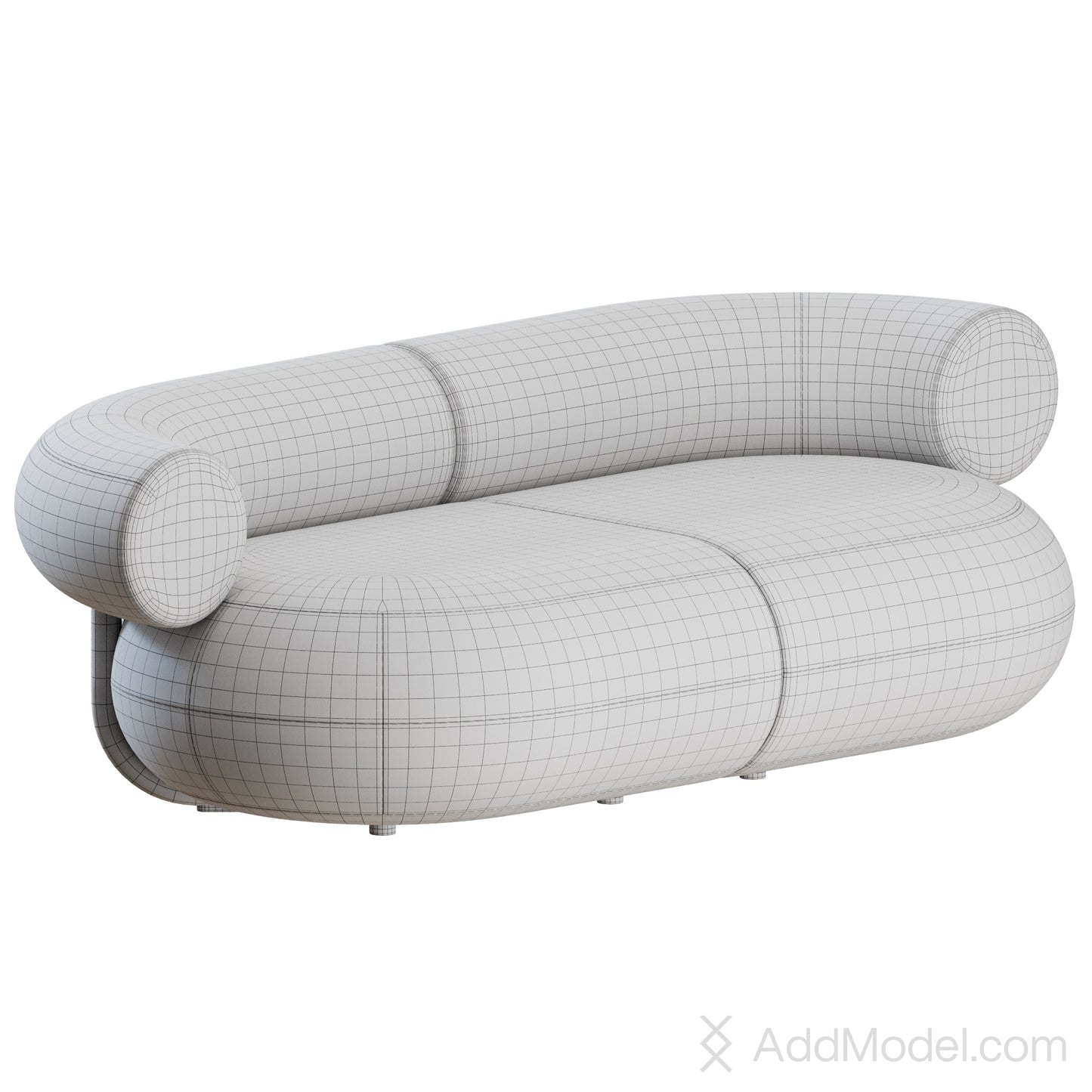 Fat Sofa 2 Seater By Tom Dixon 3D Model