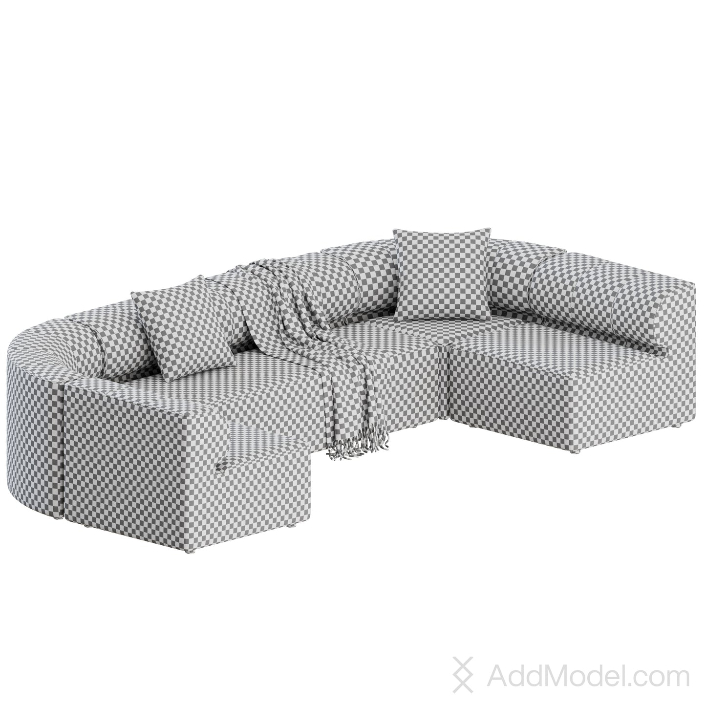 Eave Seamline Sofa By Audo Copenhagen 3D Model