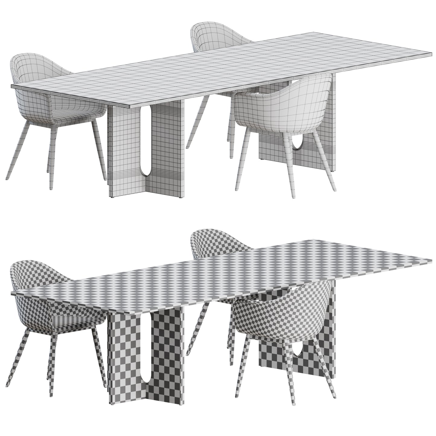 Dining Set By Audo 3D Model