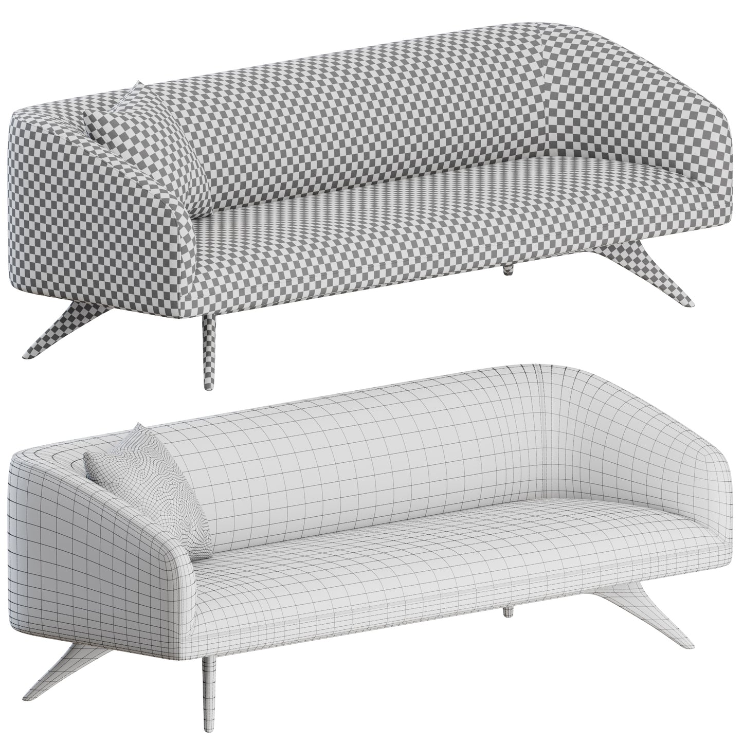 Fifth Avenue Sofa By Vladimir Kagan 3D Model