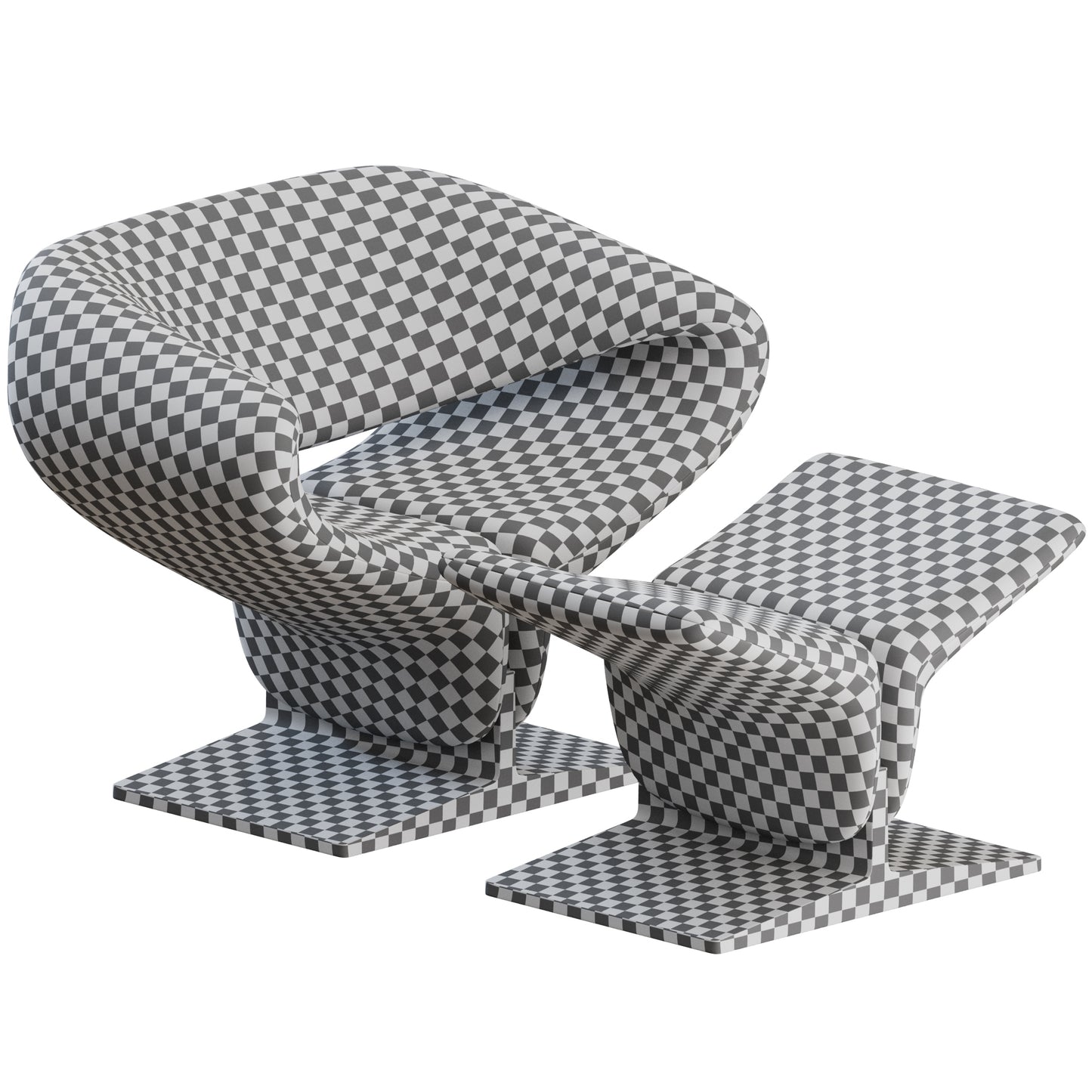 Ribbon Armchair By Artifort 3D Model