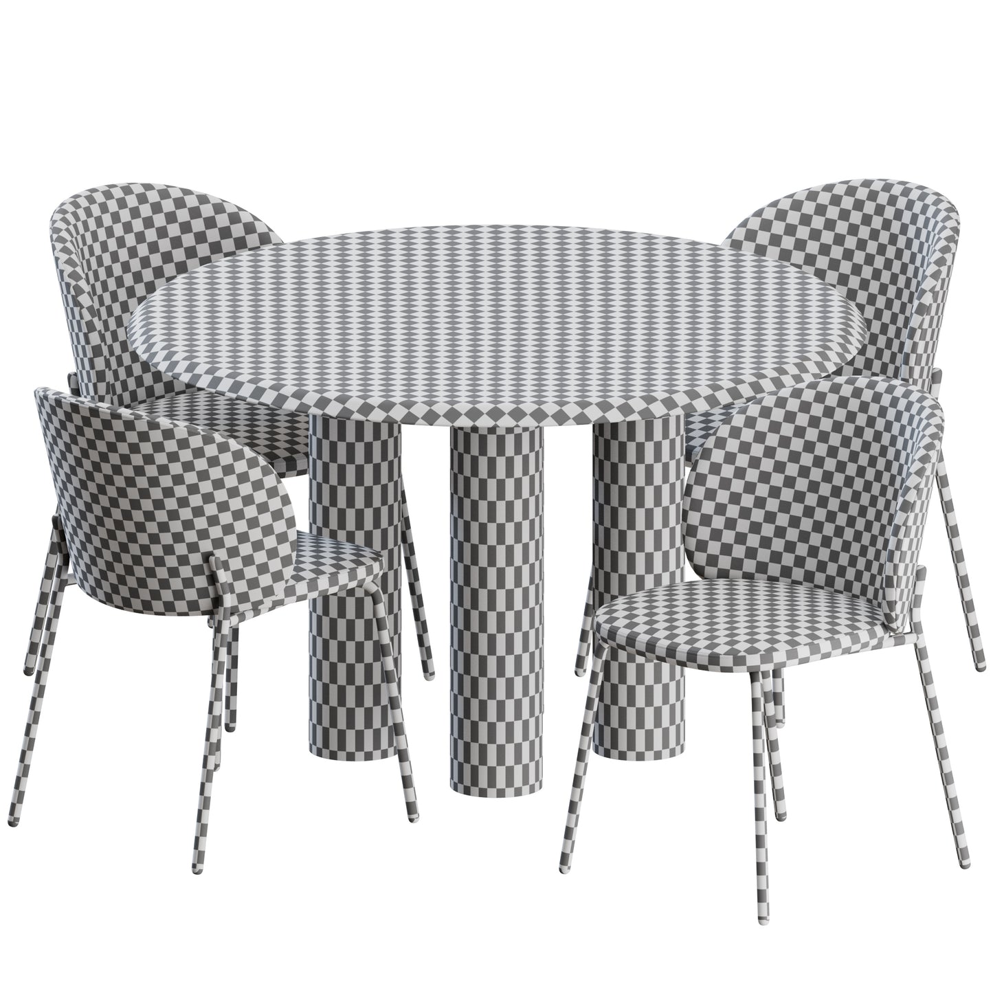 Dining Set By BoConcept & Fredericia 3D Model