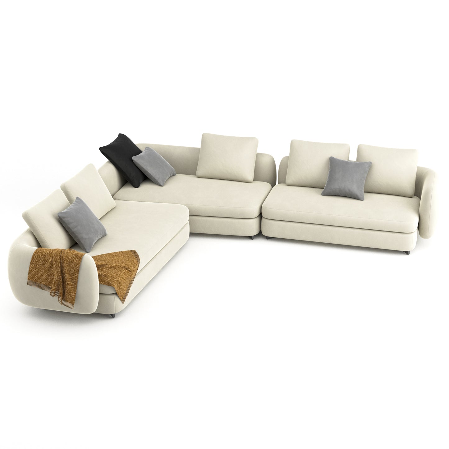 Saint Germain Sofa 02 By Poliform 3D Model