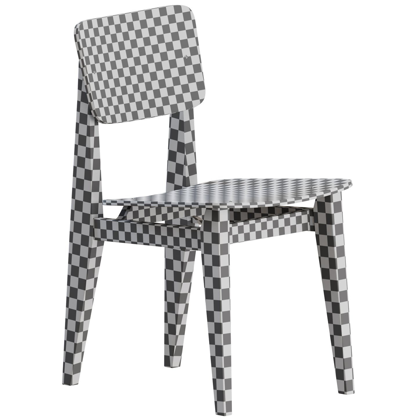 C-Chair Dining Chair Wood Gubi 3D Model