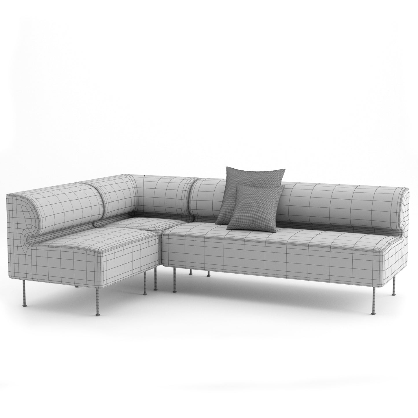 Eave Dining Sofa By Audo 3D Model