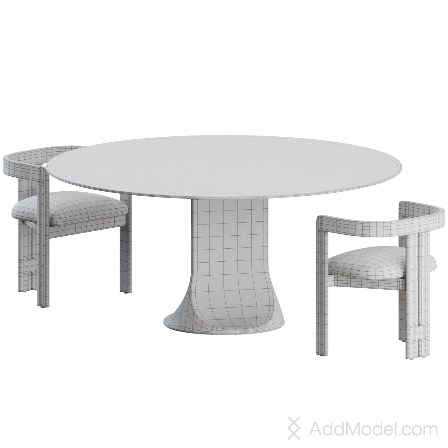 Pigreco Dining Set By Tacchini 3D Model