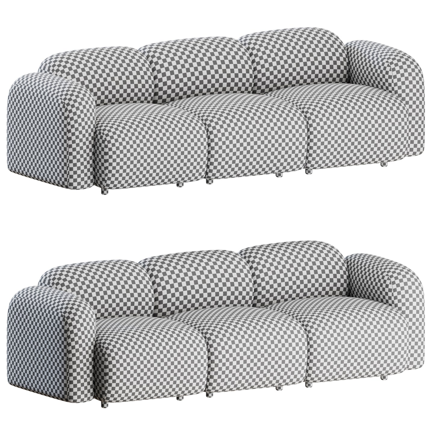 Swell Sofa 3 Seater By Normann Copenhagen 3D Model