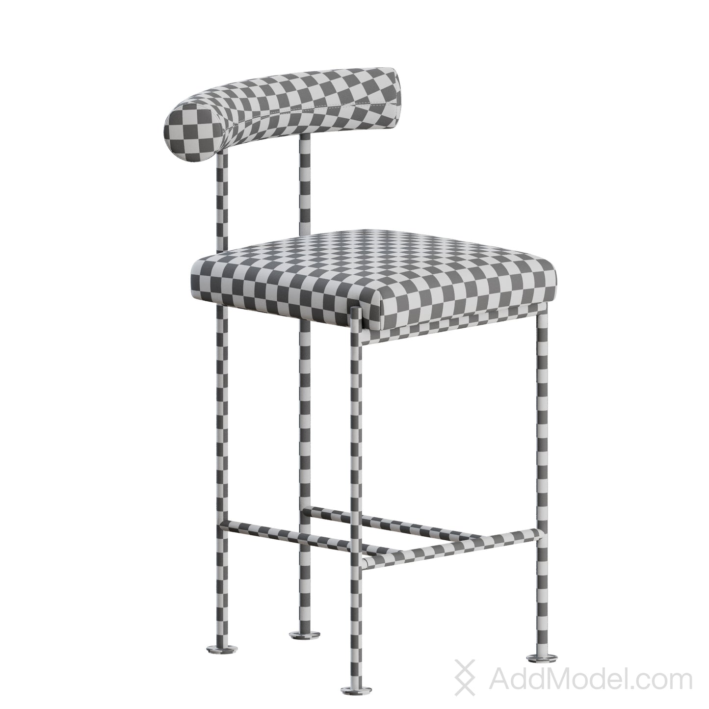 Quando Stool By MIDJ 3D Model