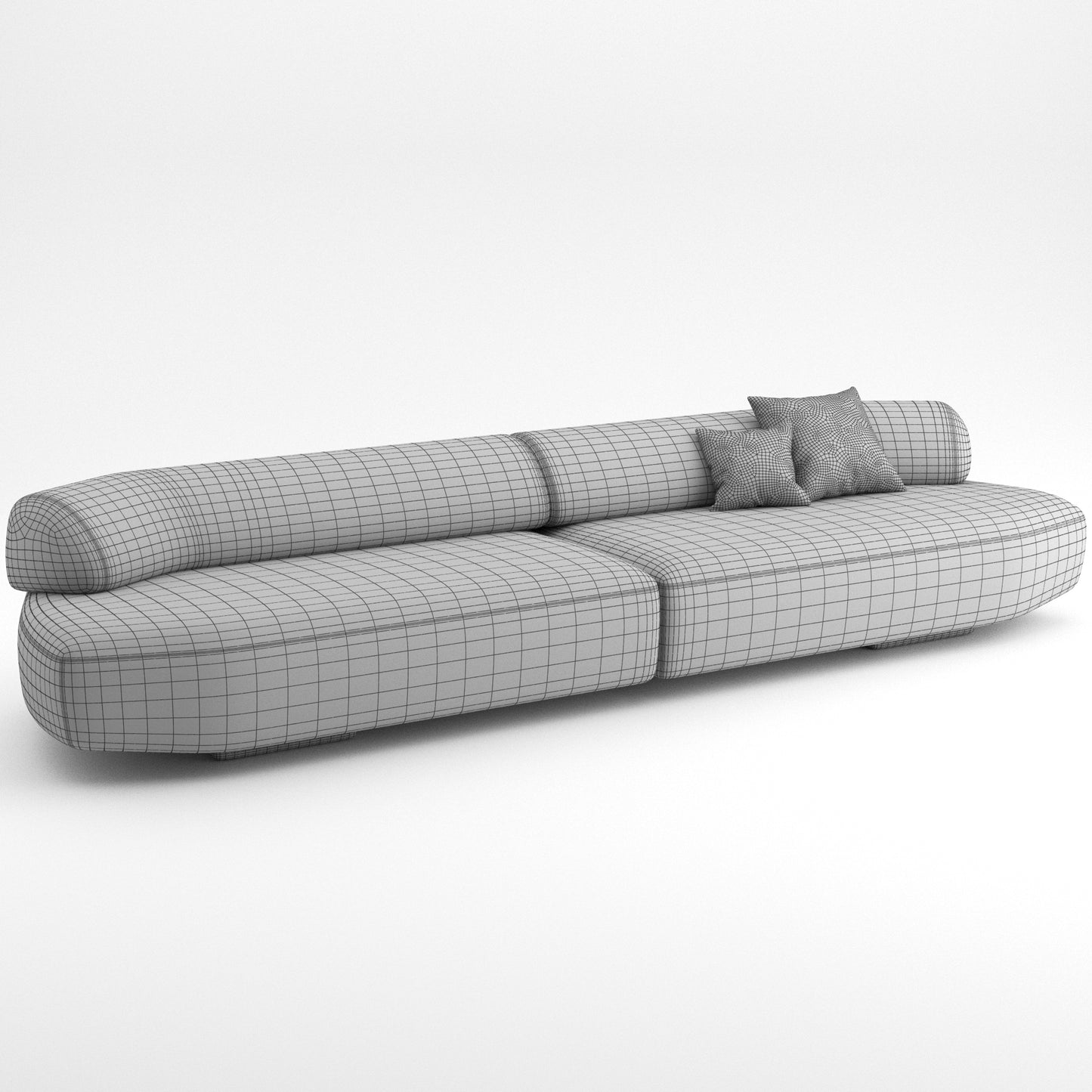 Gogan Sofa 03 By Moroso 3D Model