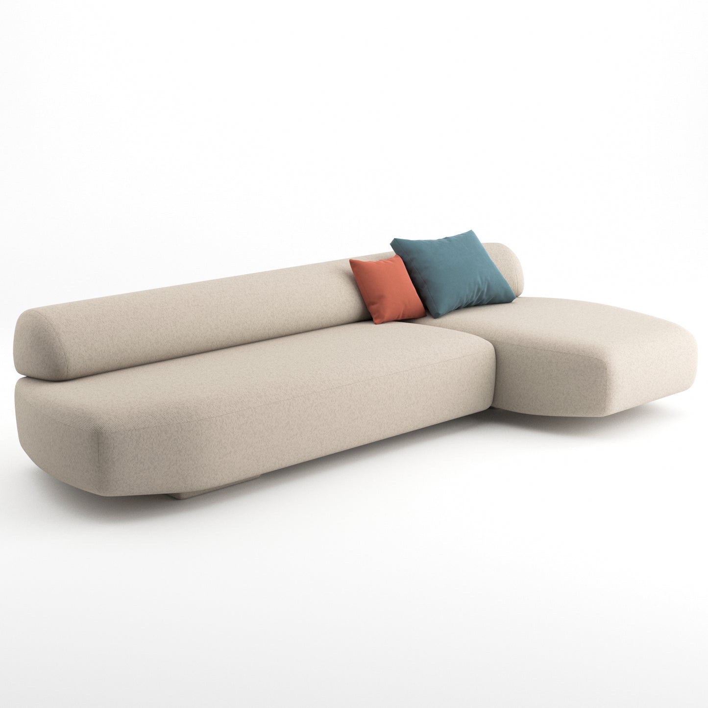 Gogan Sofa 02 By Moroso 3D Model