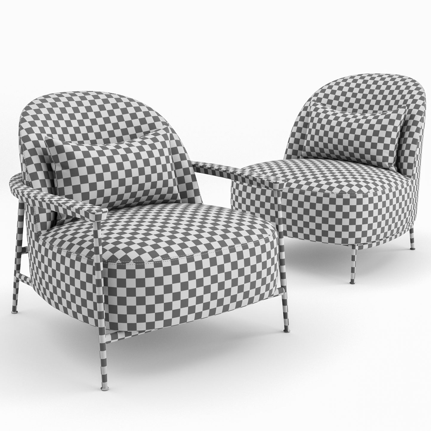 Sejour Lounge Chair By Gubi 3D Model