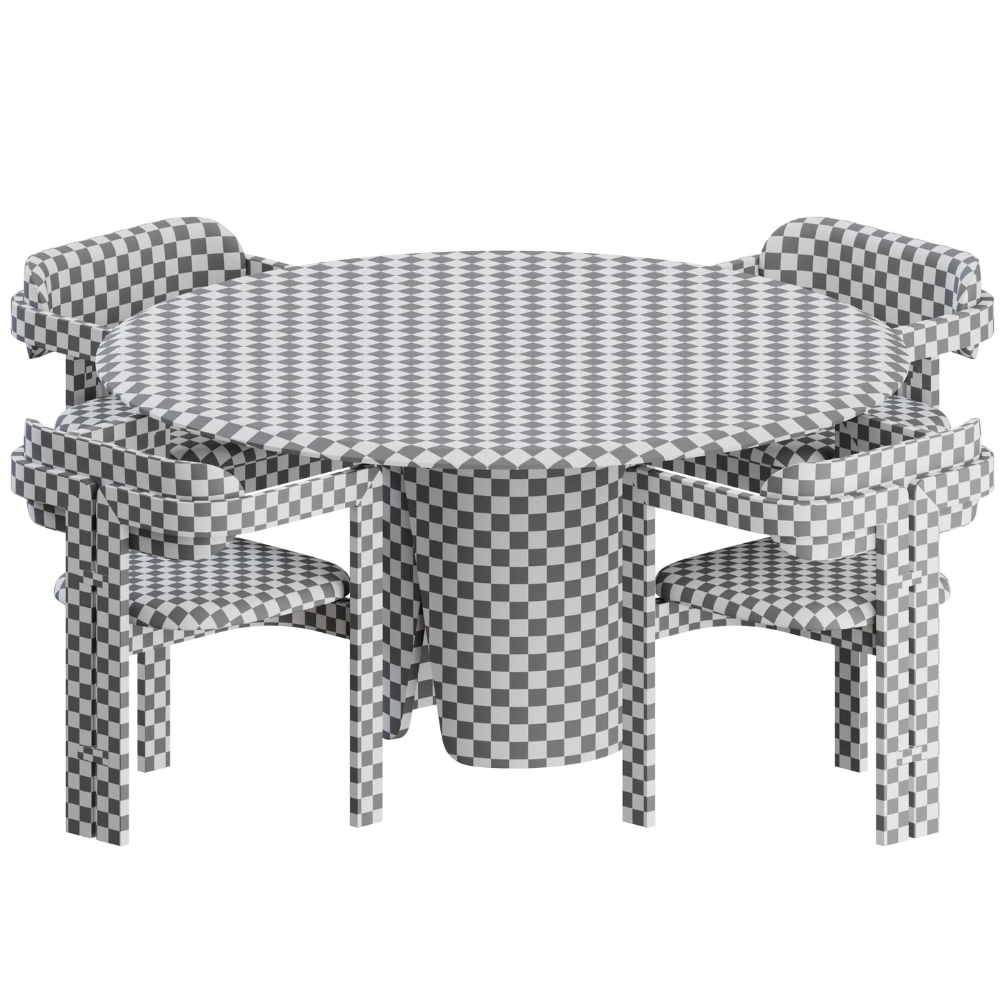 Dining Set By Gallotti & Radice 3D Model