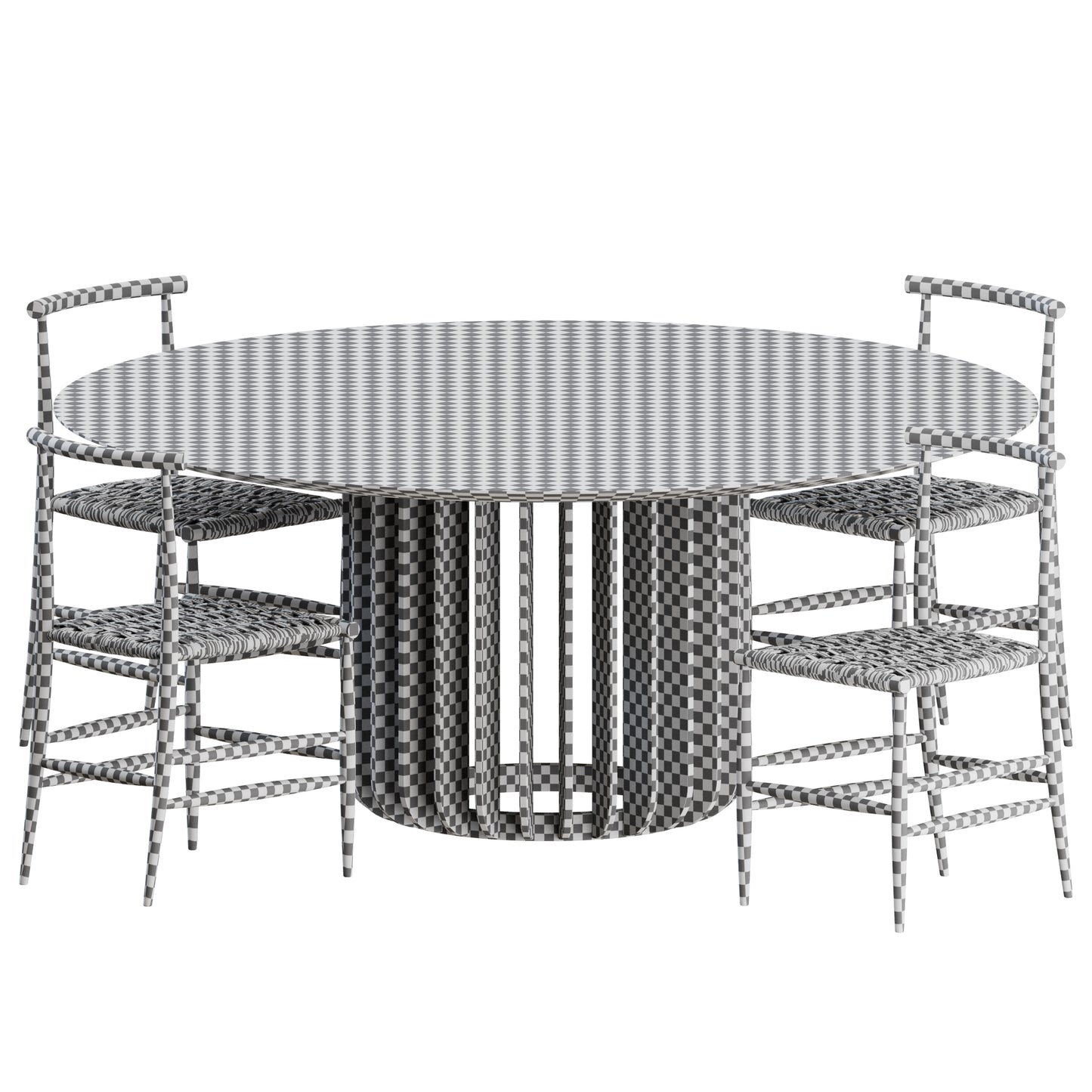 Dining Set By Miniforms 3D Model