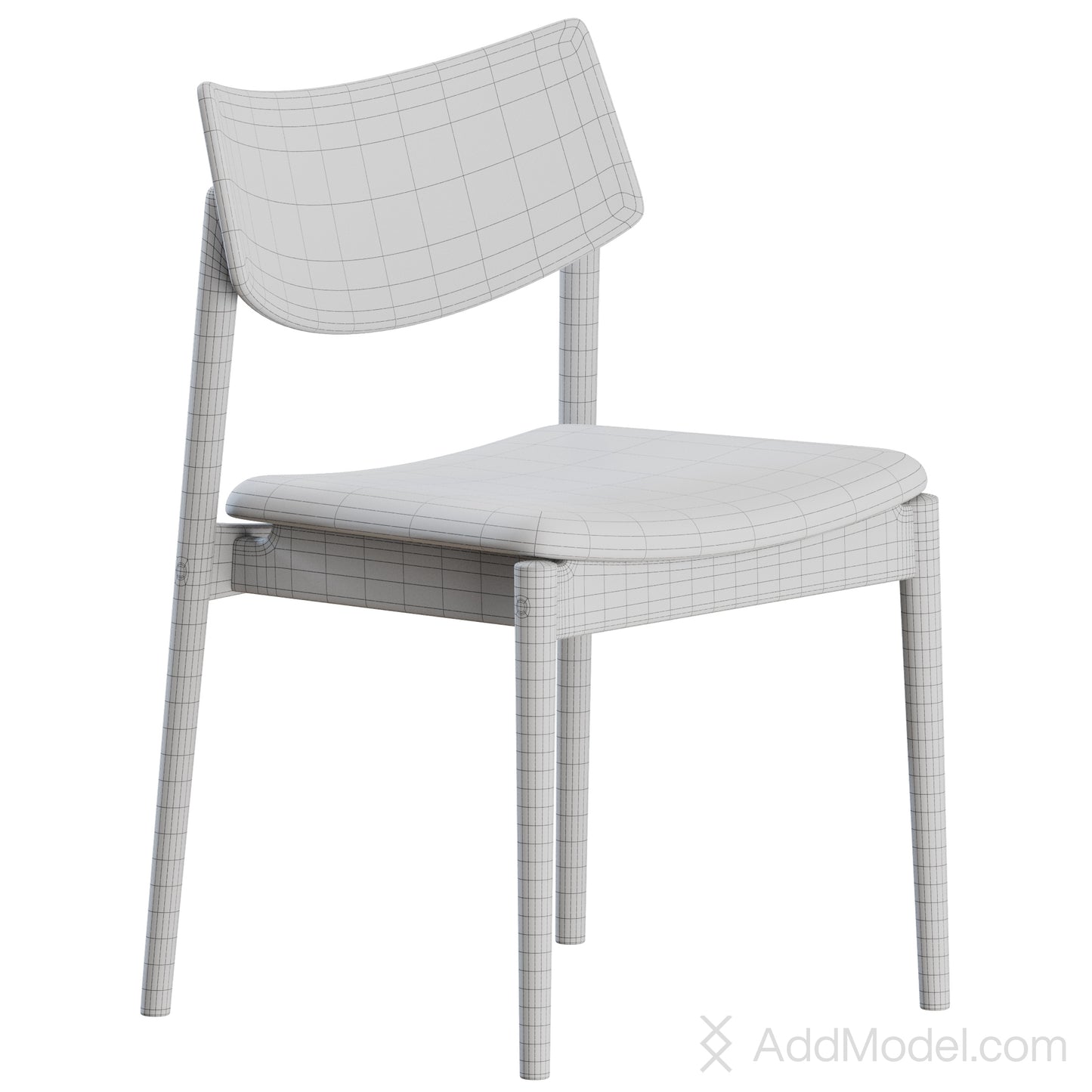 A-DC03 Chair By Karimoku Case Study 3D Model