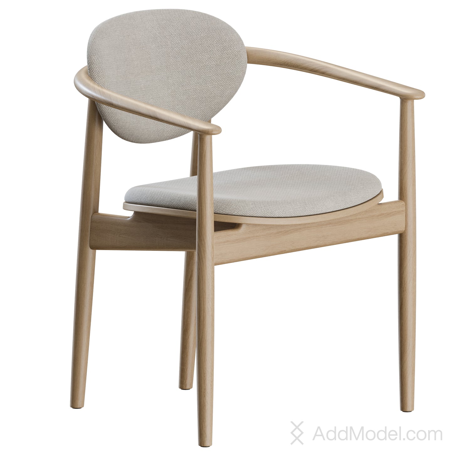 A-DC04 Dining Chair By Karimoku Case 3D model on Add Model