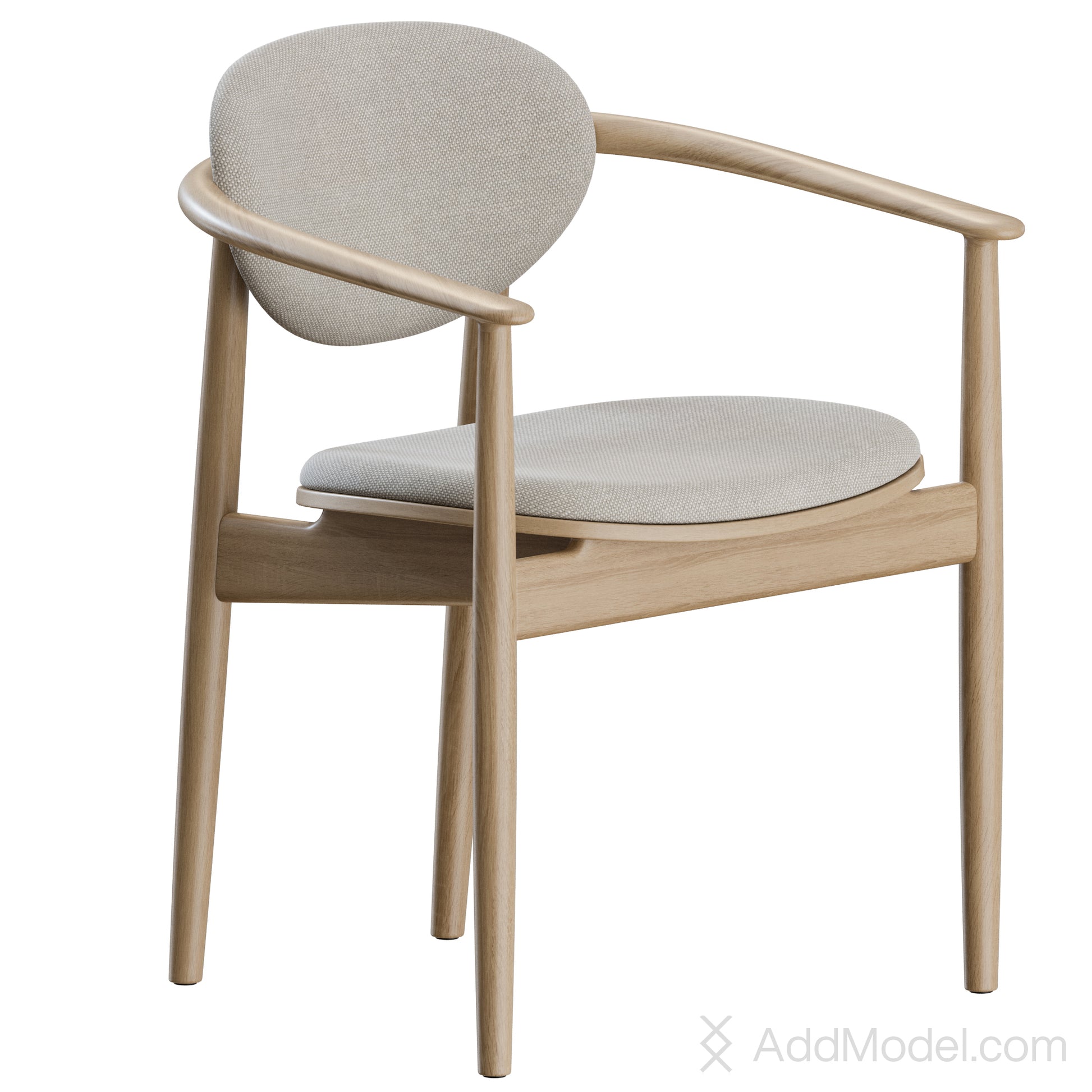 A-DC04 Dining Chair By Karimoku Case 3D model on Add Model