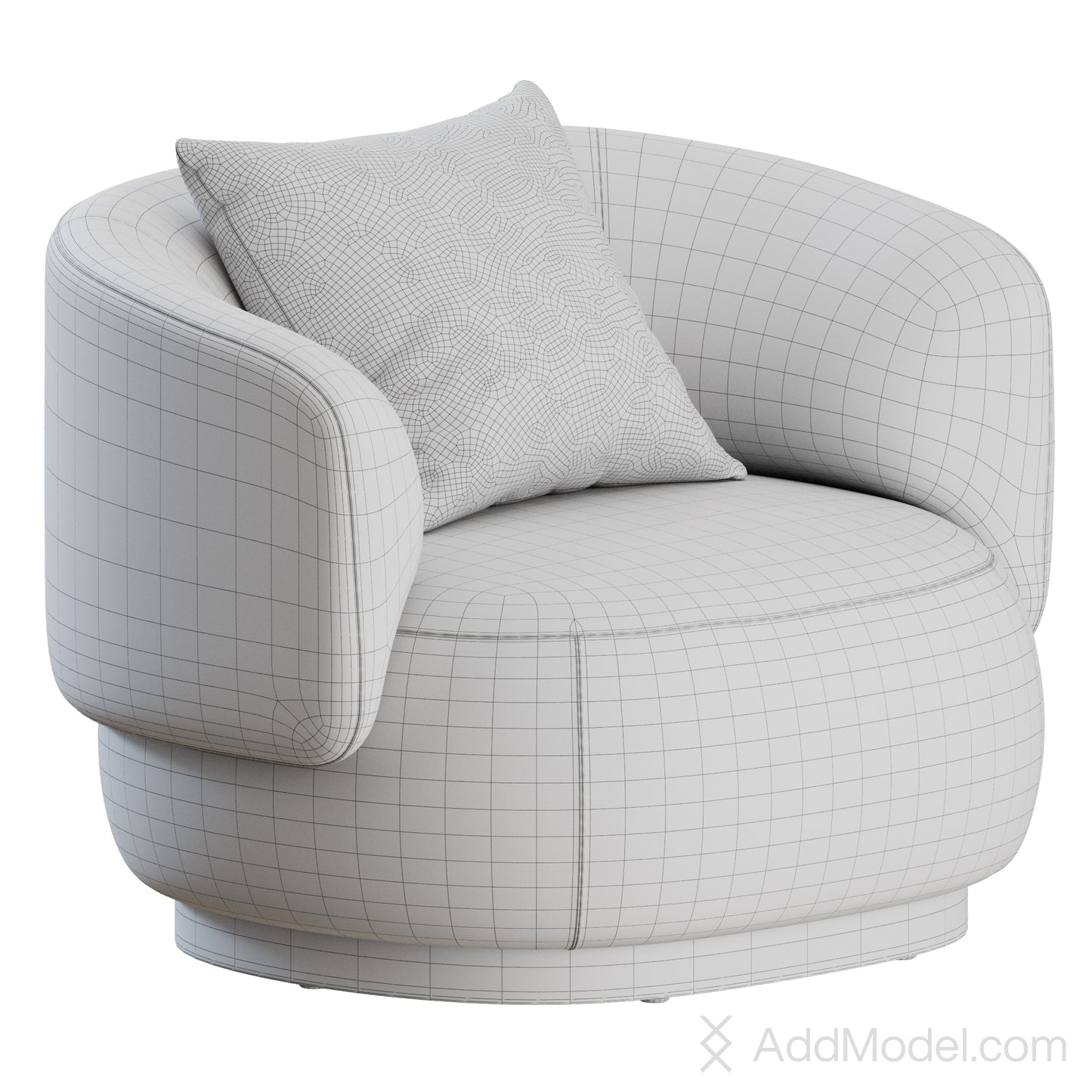 A-S02 Armchair By Karimoku Case 3D model on Add Model