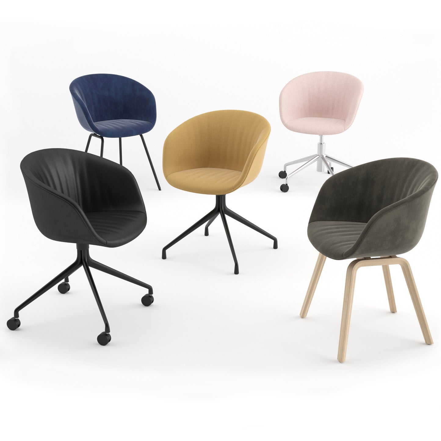 AAC Soft Chairs By HAY 3D model on Add Model