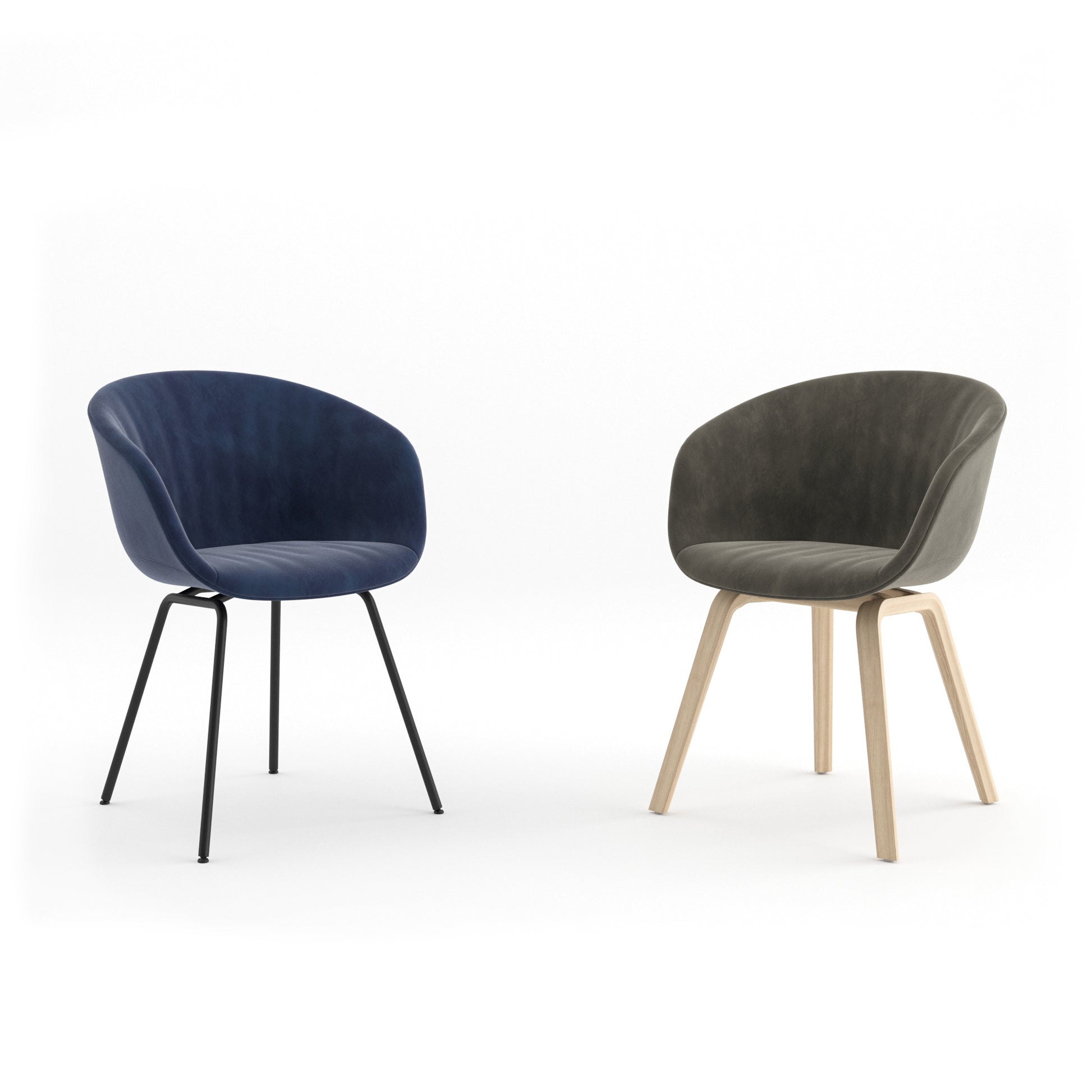 AAC Soft Chairs By HAY 3D model on Add Model