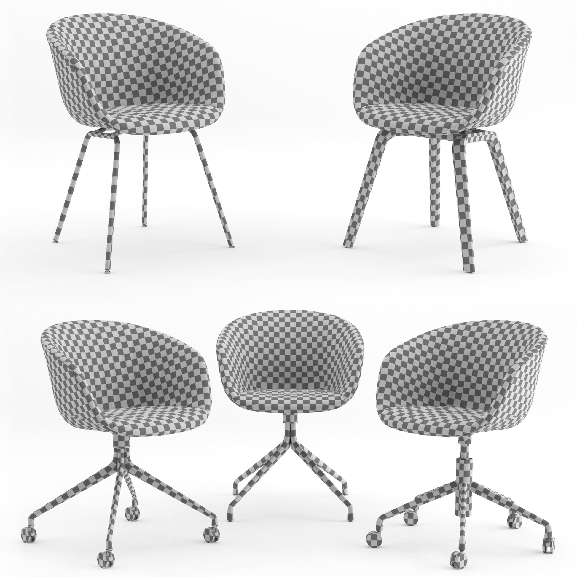 AAC Soft Chairs By HAY 3D model on Add Model