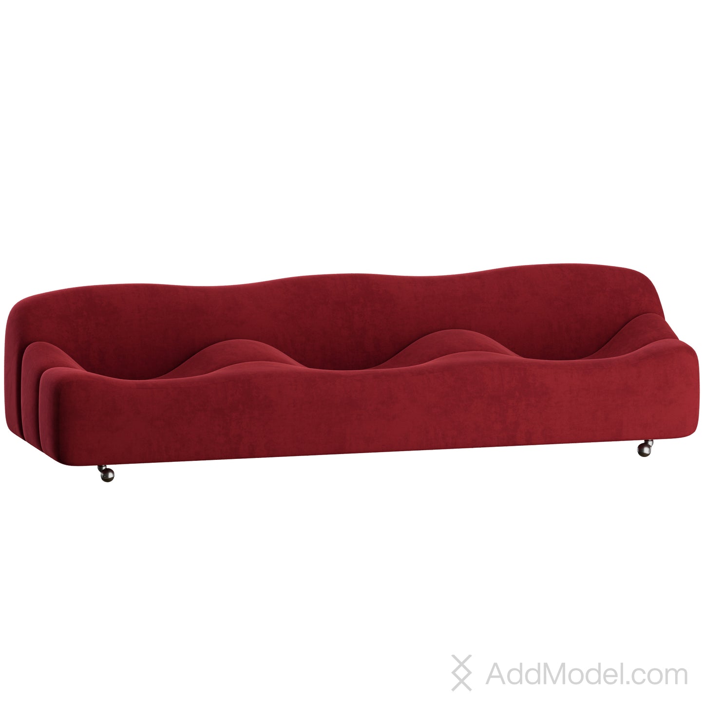 ABCD Sofa 3 Seater By Pierre Paulin 3D model on Add Model