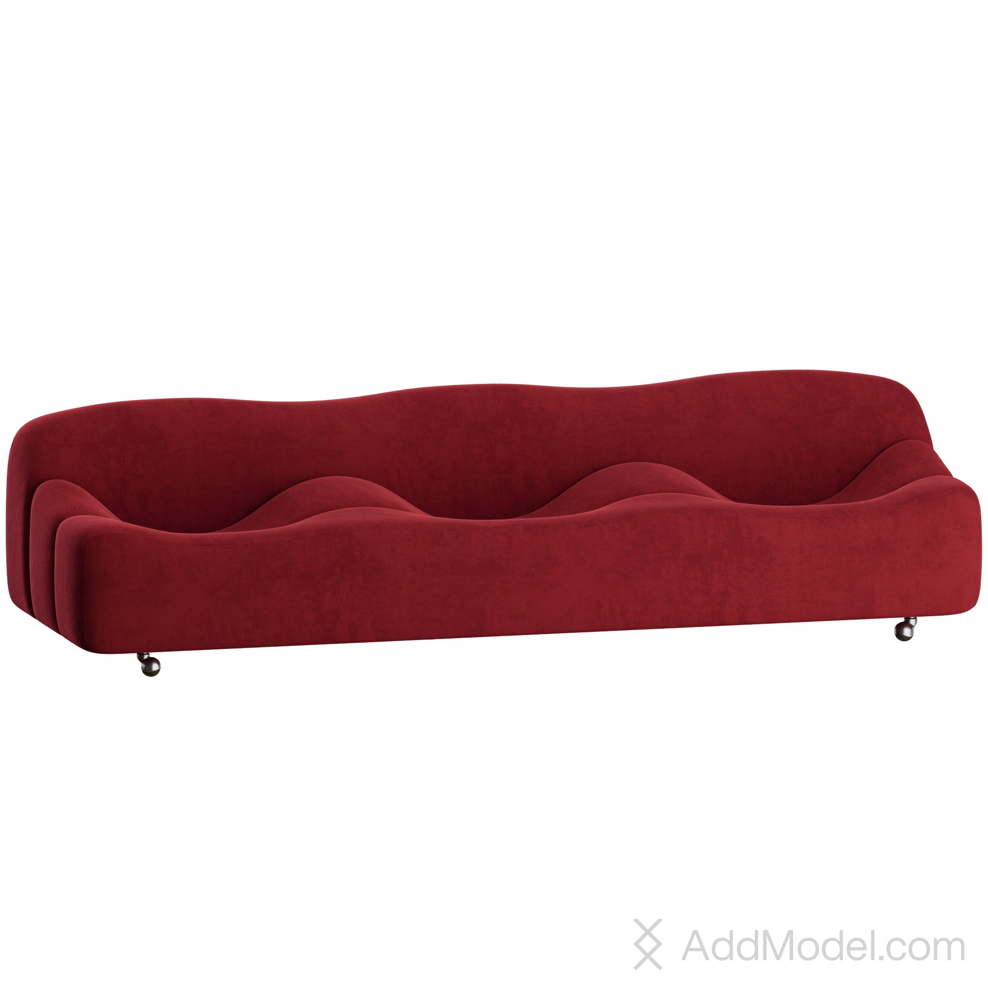ABCD Sofa 3 Seater By Pierre Paulin 3D model on Add Model