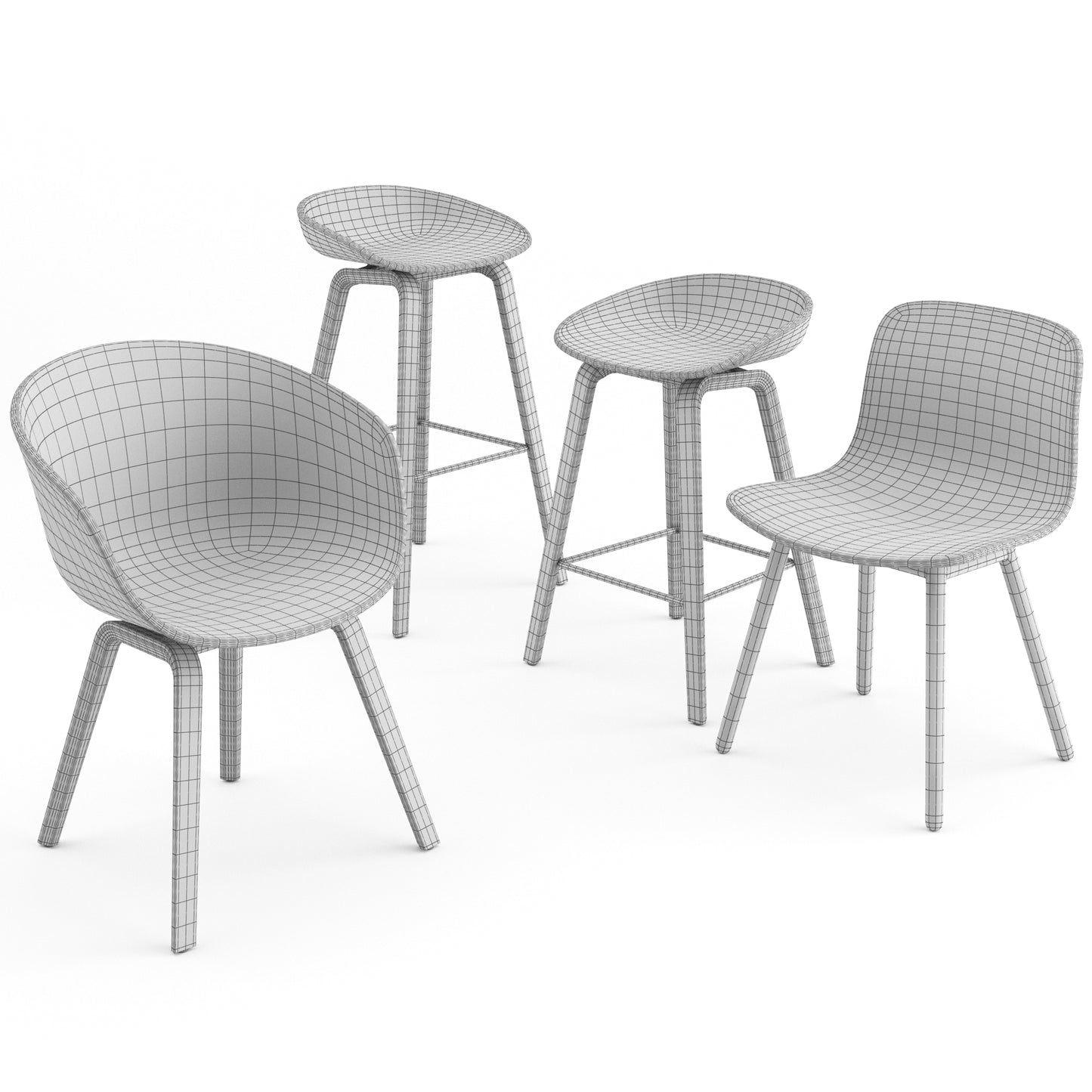 About A Eco Set By HAY 3D model on Add Model