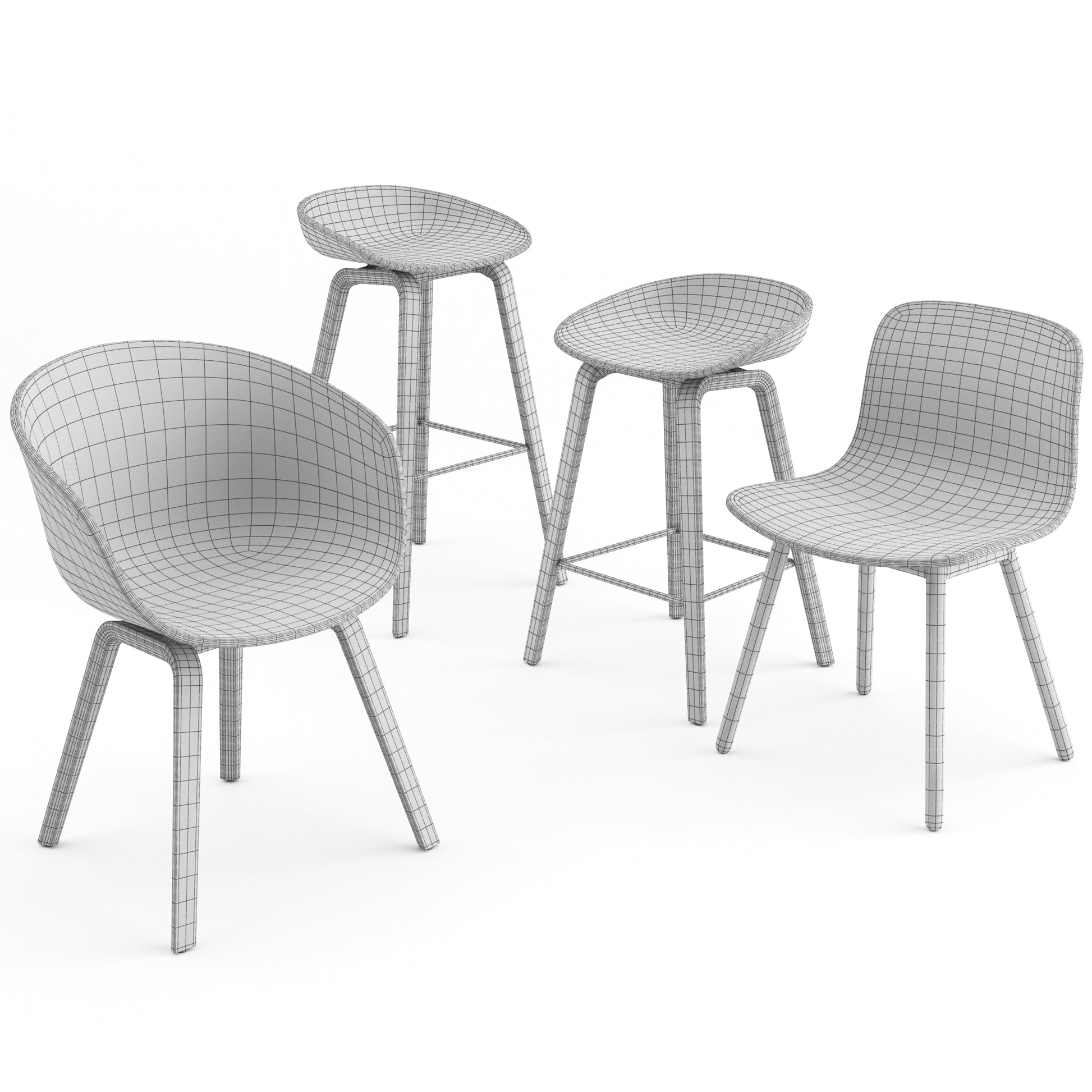About A Eco Set By HAY 3D model on Add Model