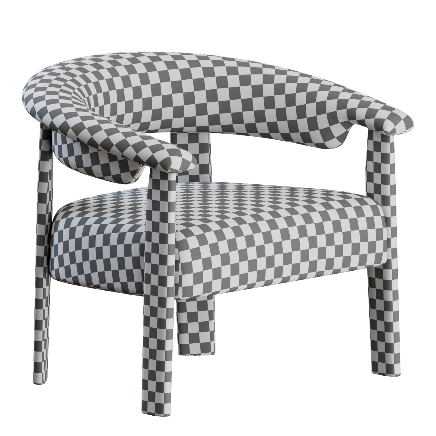 Afra Armchair by Baxter 3D Model