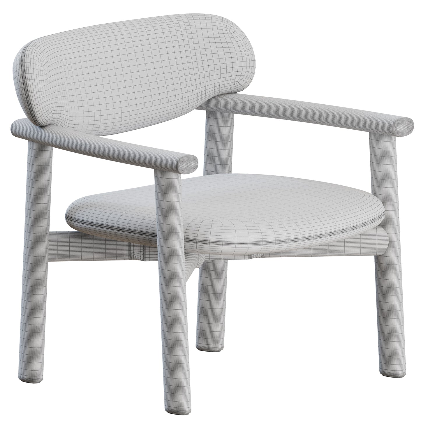 Afra Armchair by Giulio Marelli 3D Model