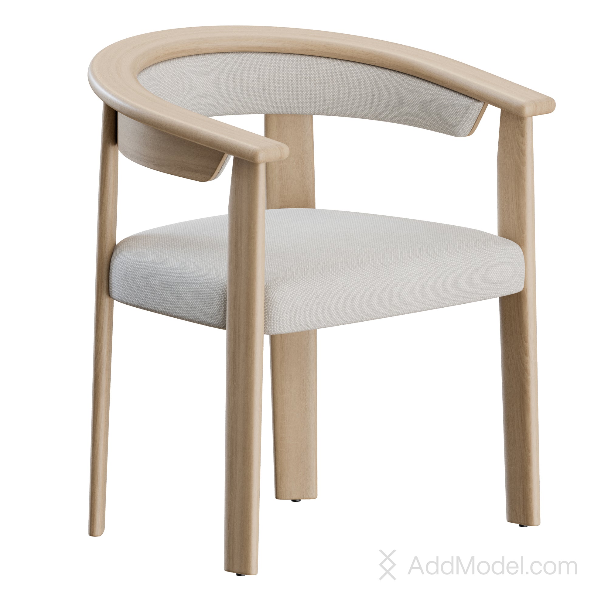Afra Chair By Baxter 3D model on Add Model