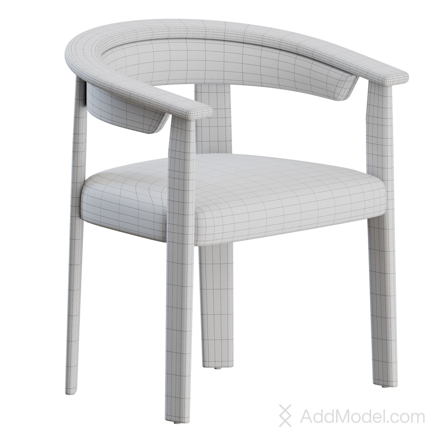 Afra Chair By Baxter 3D model on Add Model