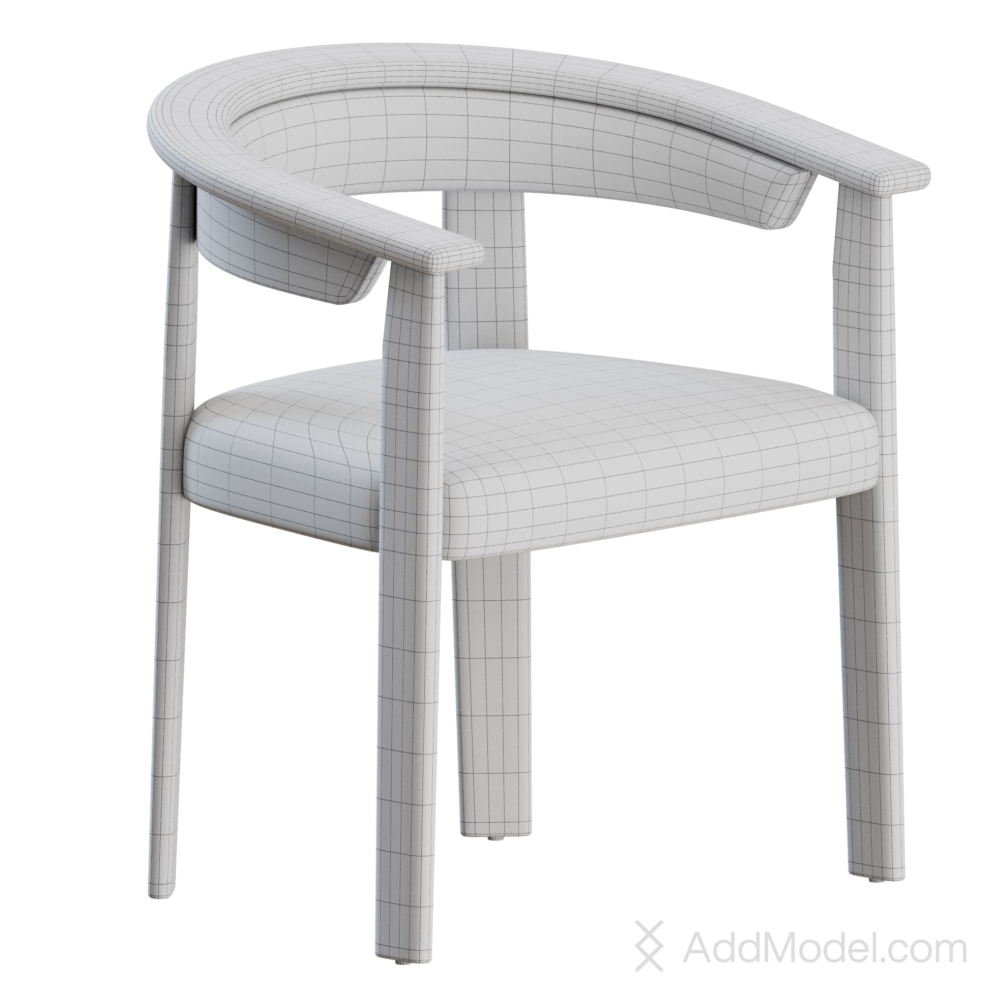 Afra Chair By Baxter 3D model on Add Model