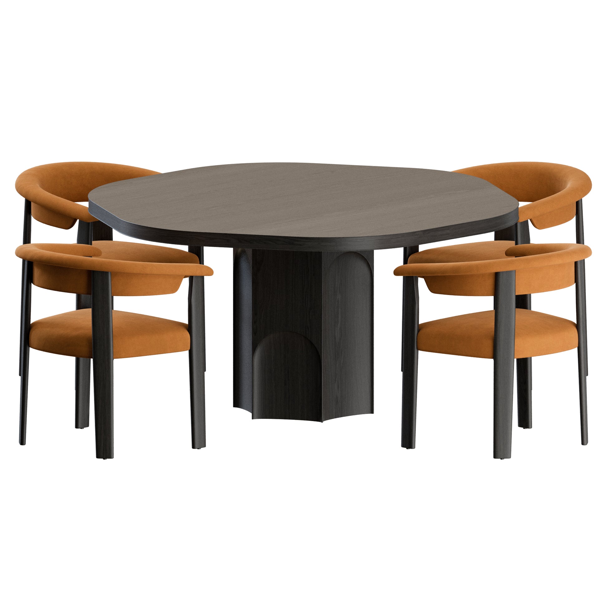 Afra Chair Grace Table by Baxter 3D Model