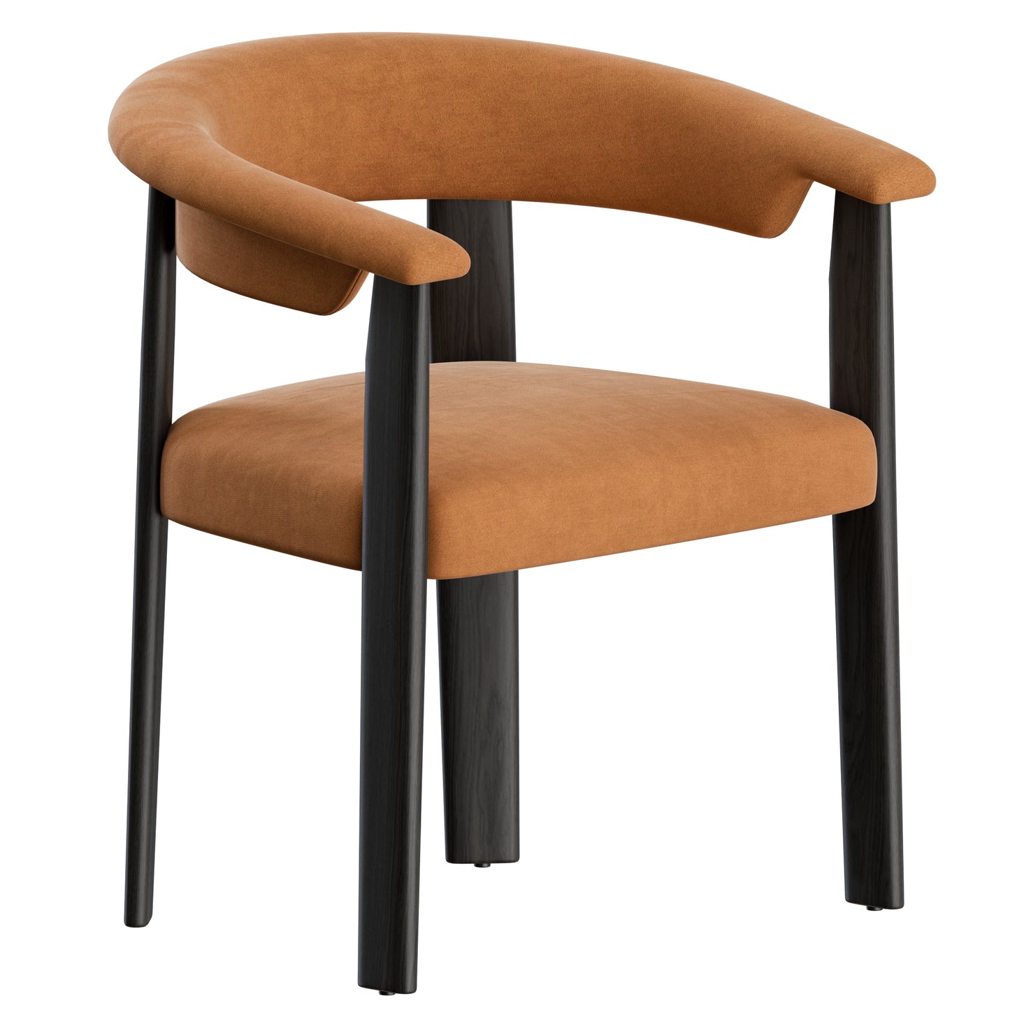 Afra Chair Upholstered by Baxter 3D Model