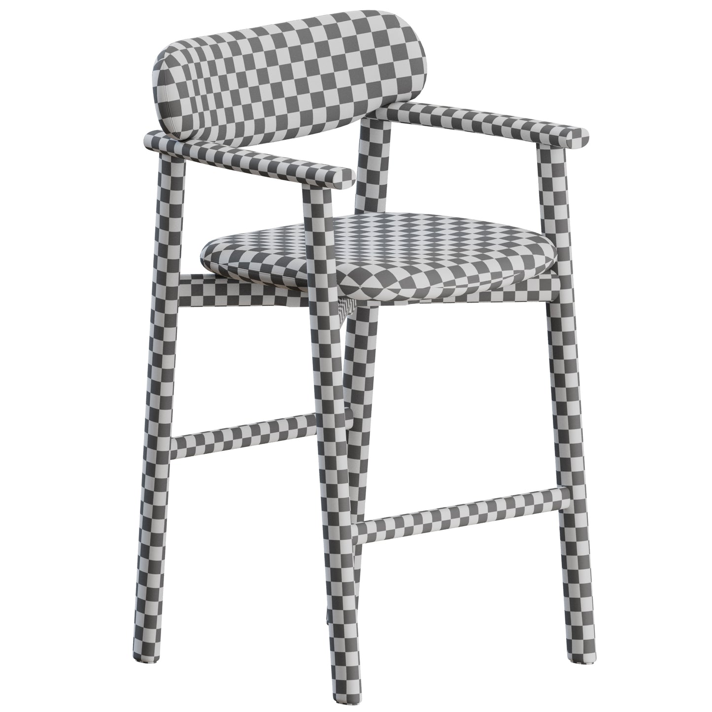 Afra Stool by Giulio Marelli 3D Model