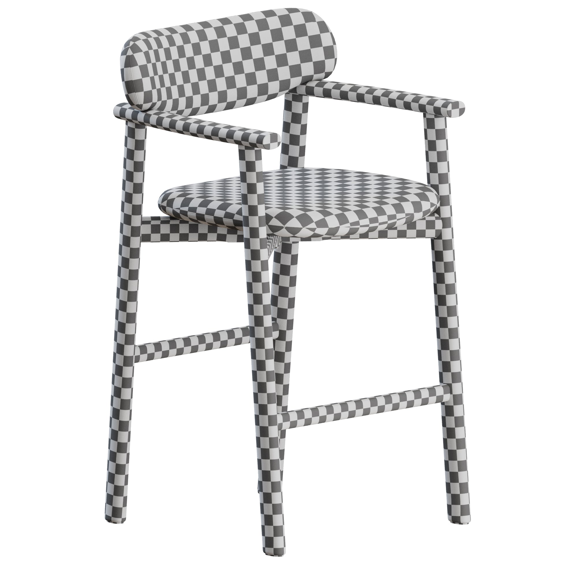 Afra Stool by Giulio Marelli 3D Model